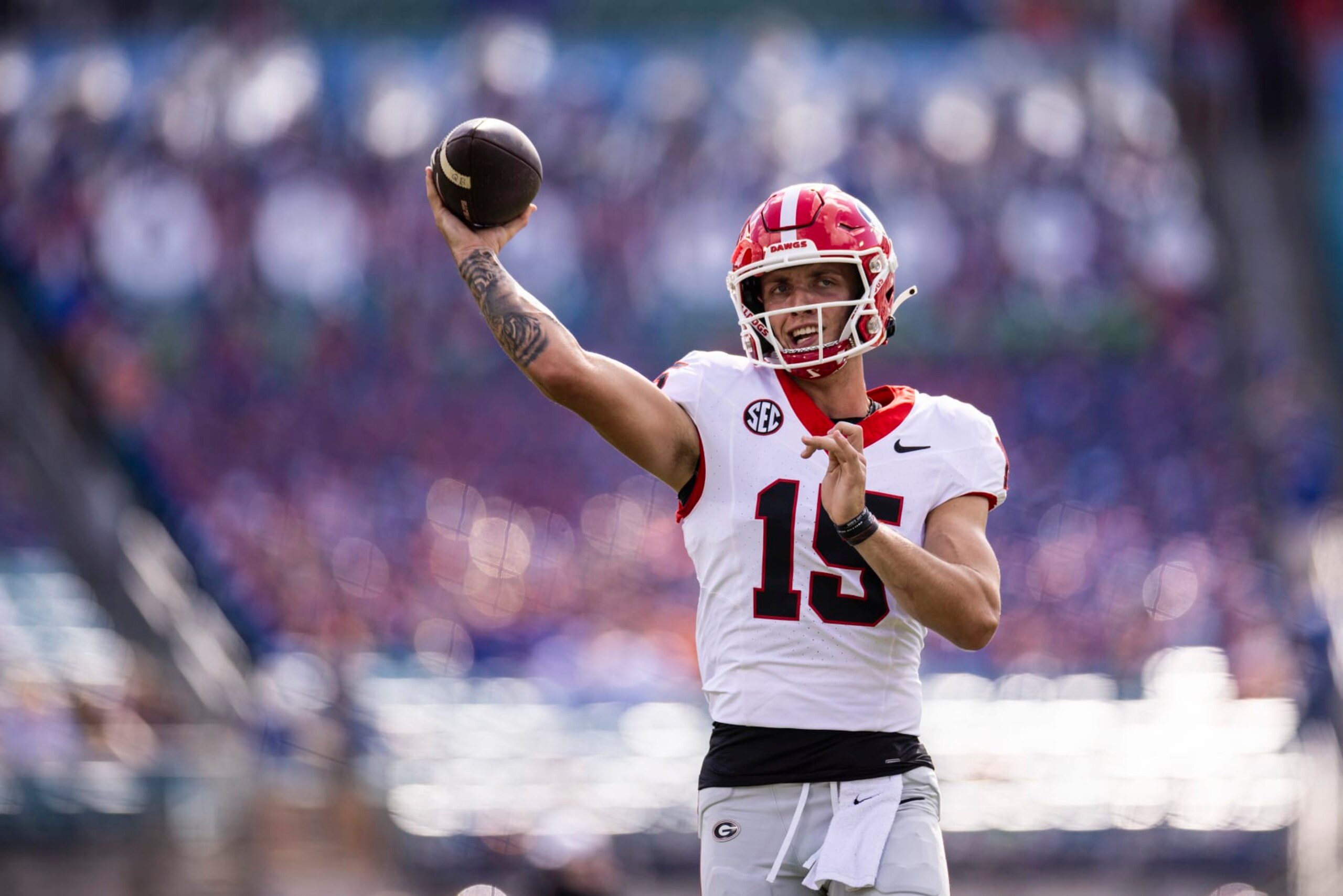 Quarterback Carson Beck.