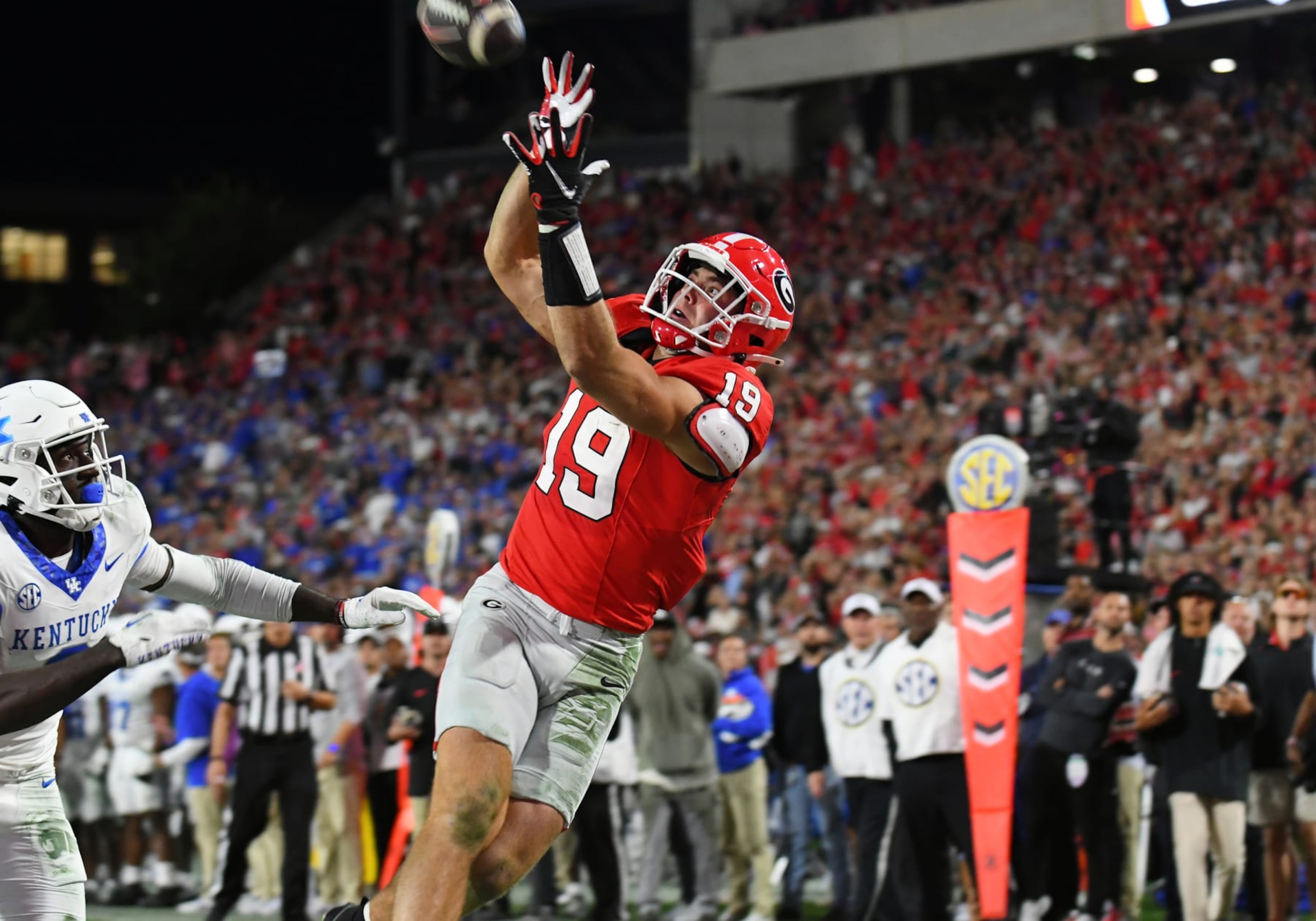 Tight end Brock Bowers. 