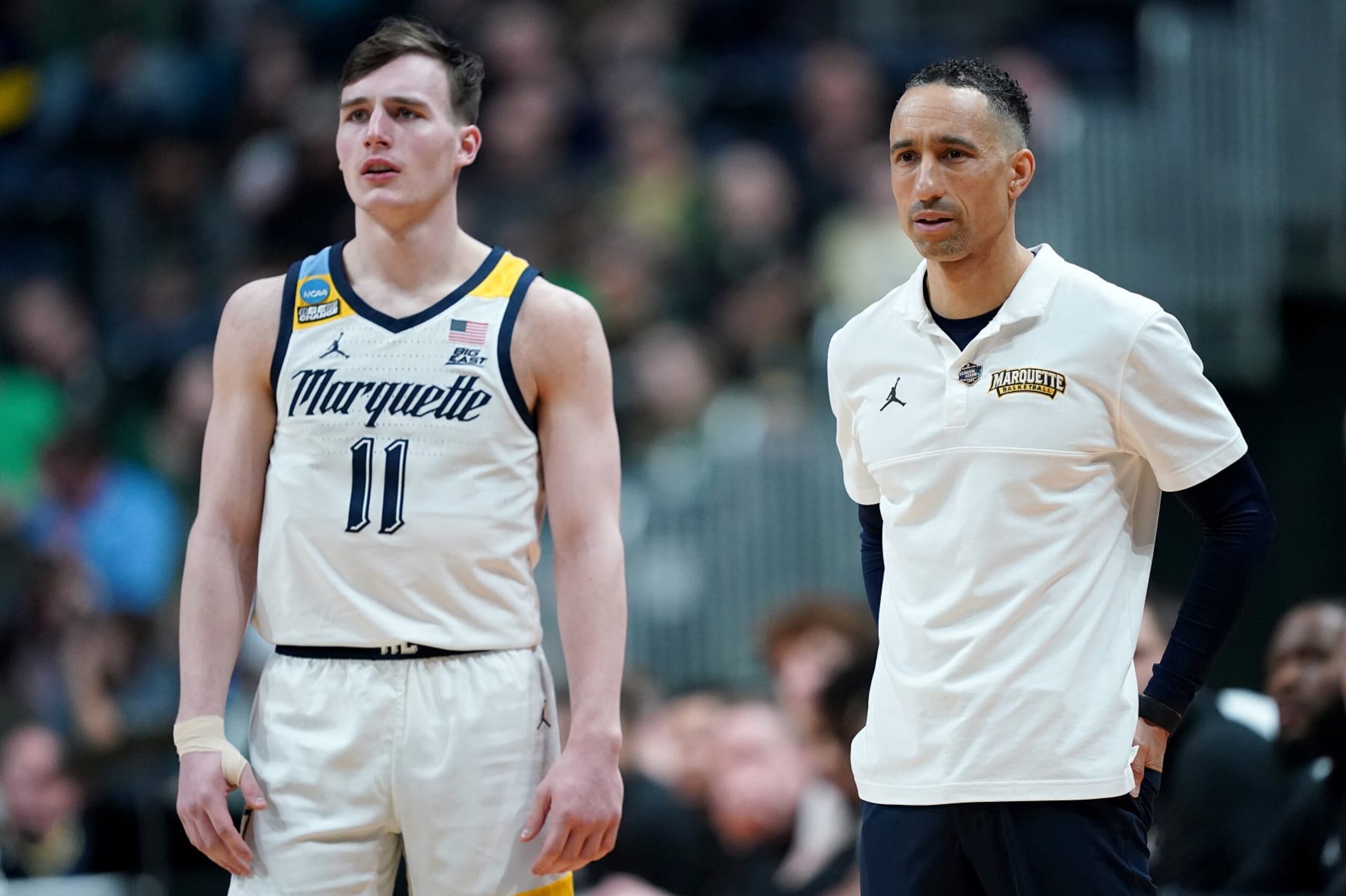 Marquette's Tyler Kolek and Shaka Smart