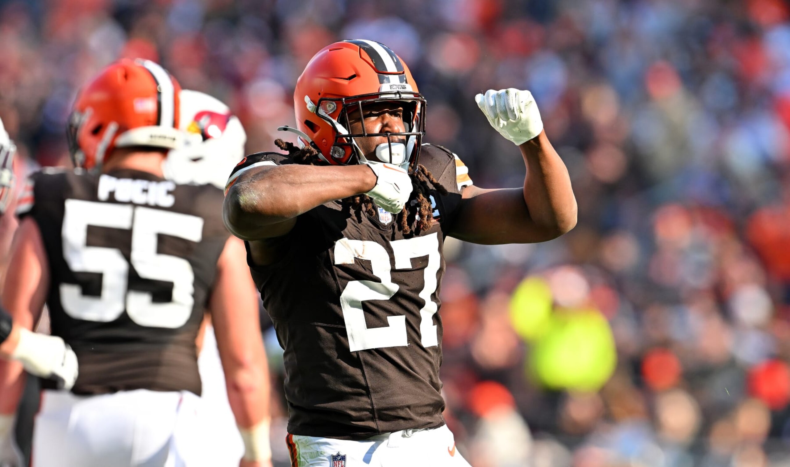 Browns RB Kareem Hunt Browns RB Kareem Hunt