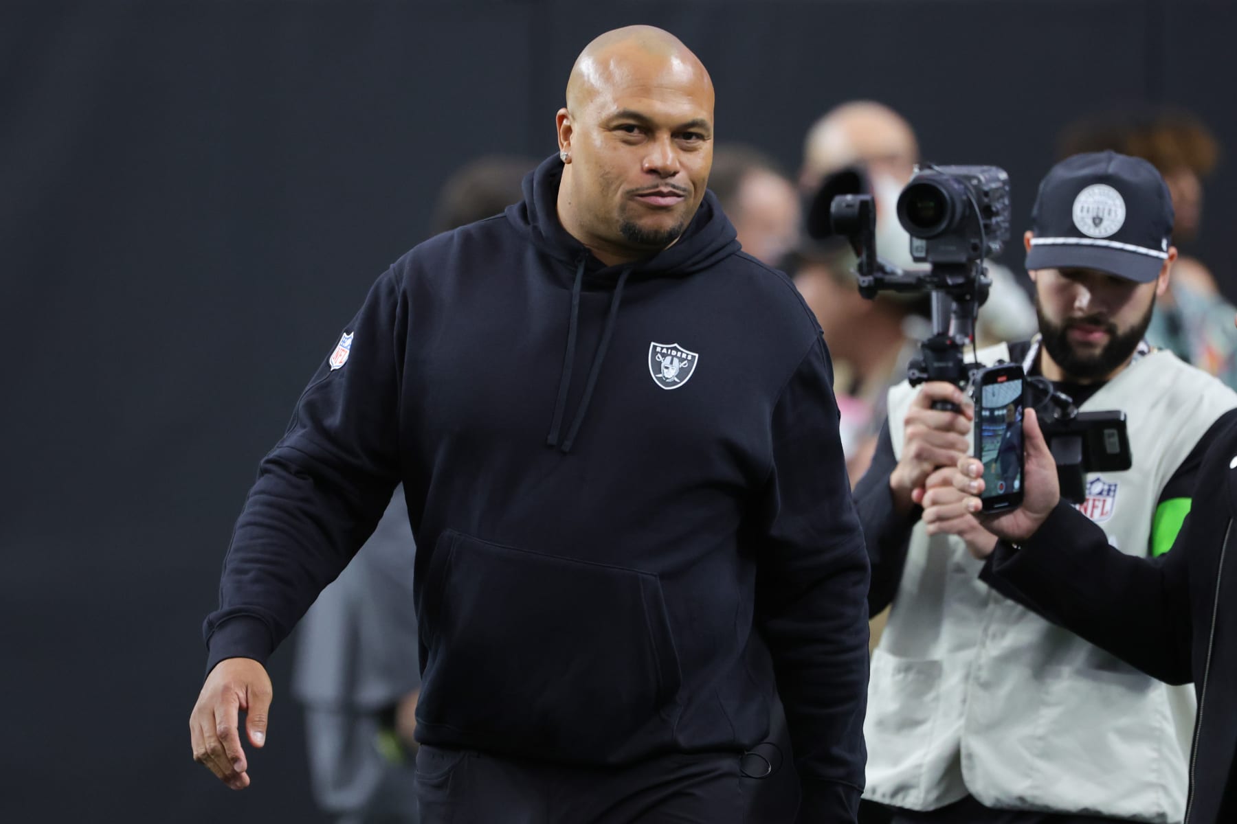 Raiders' interim head coach Antonio Pierce