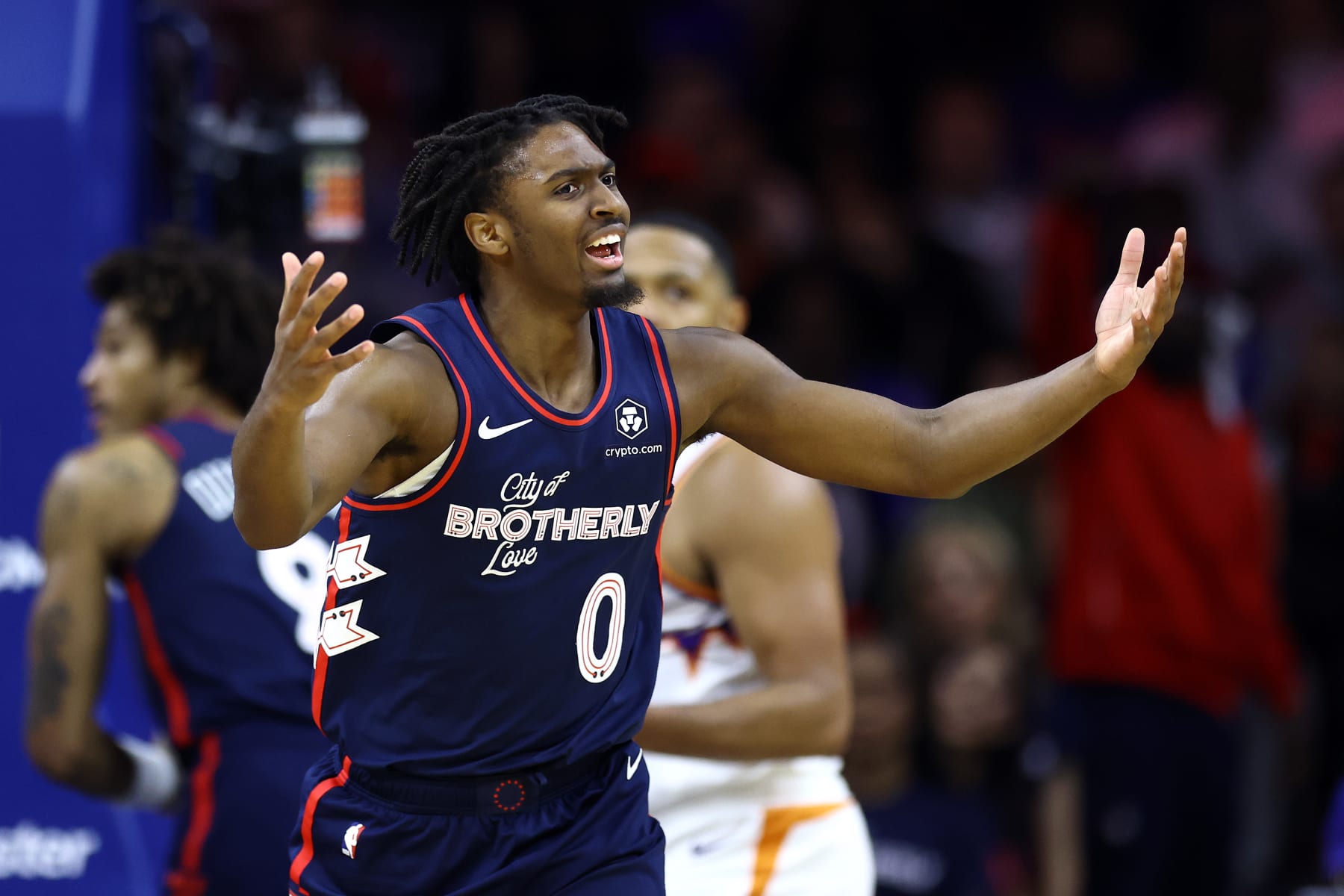 Sixers guard Tyrese Maxey
