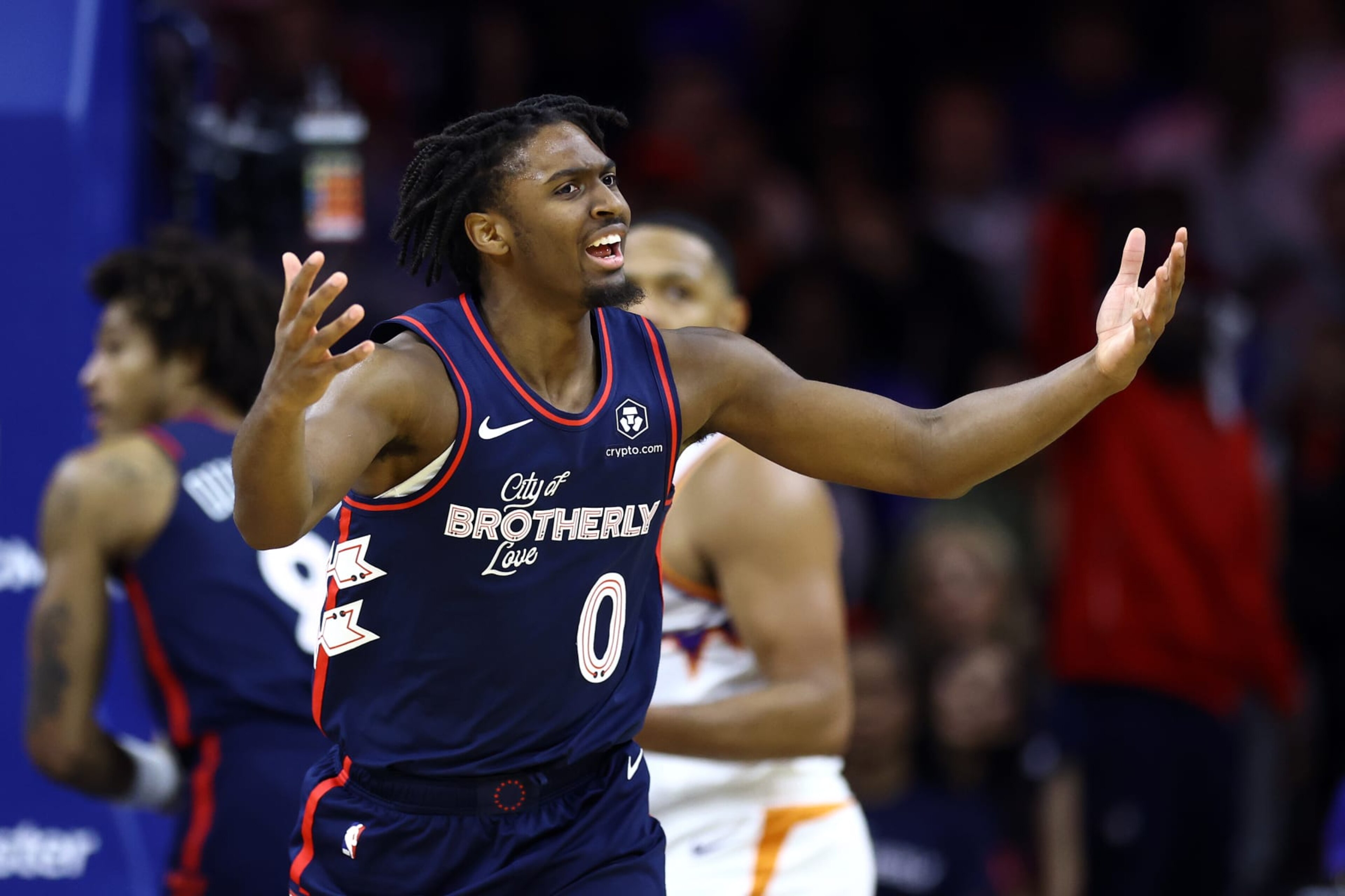 Sixers guard Tyrese Maxey