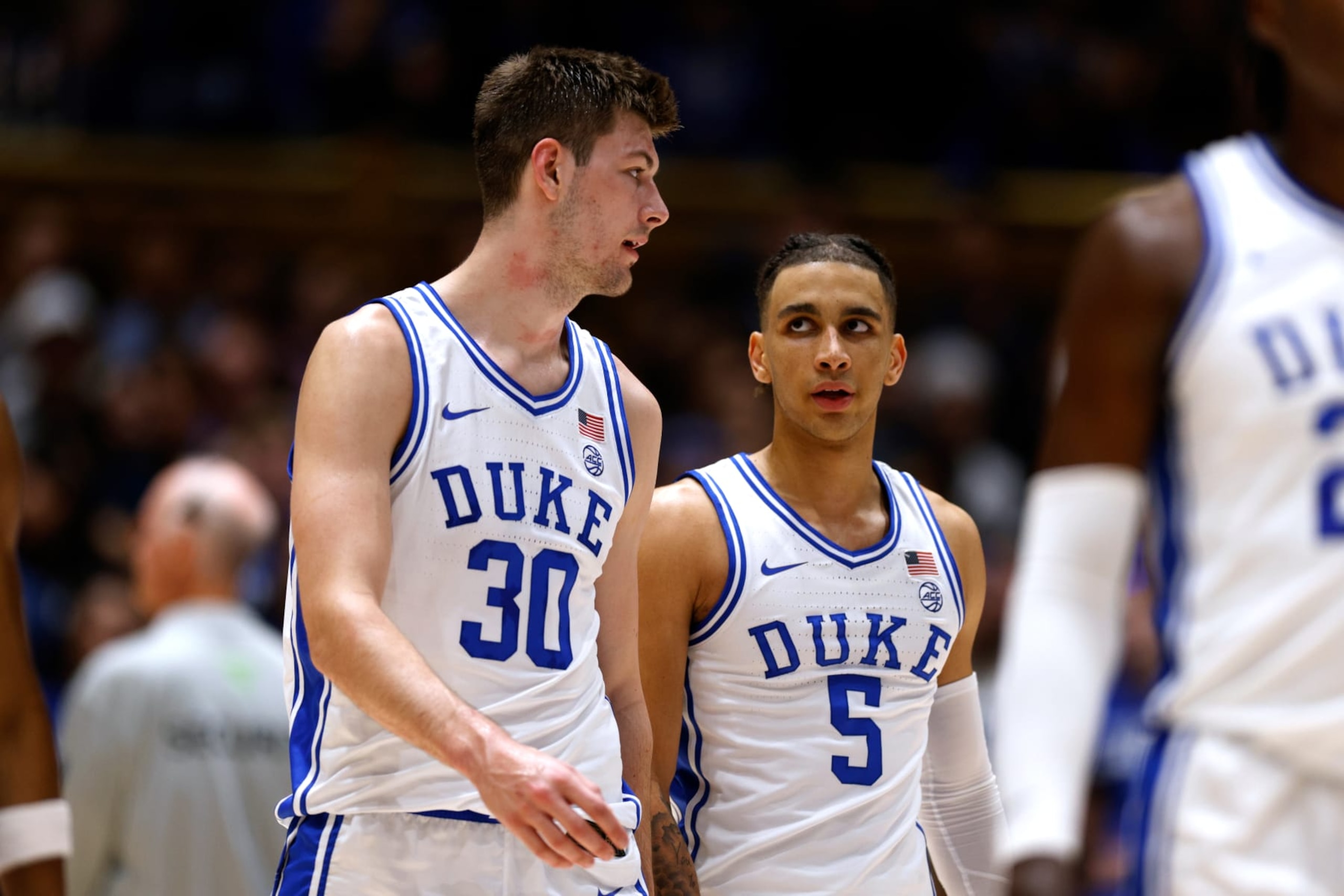 Duke's Kyle Filipowski and Tyrese Proctor