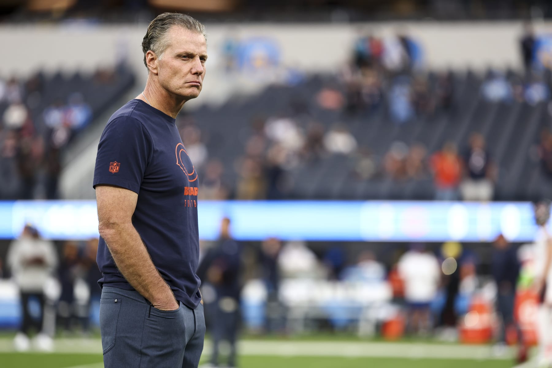 Bears head coach Matt Eberflus