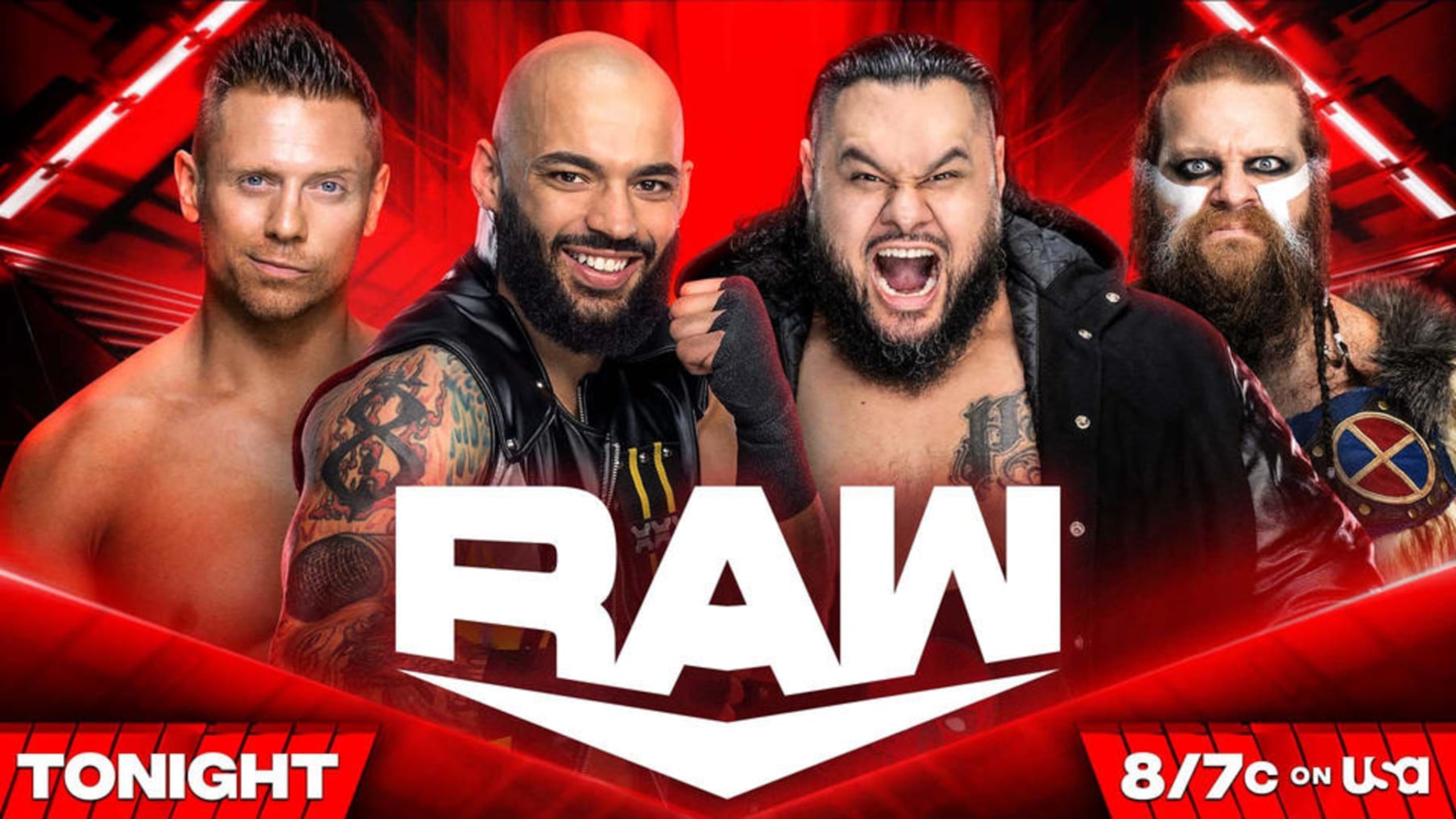 The Miz, Ricochet, Bronson Reed and Ivar.