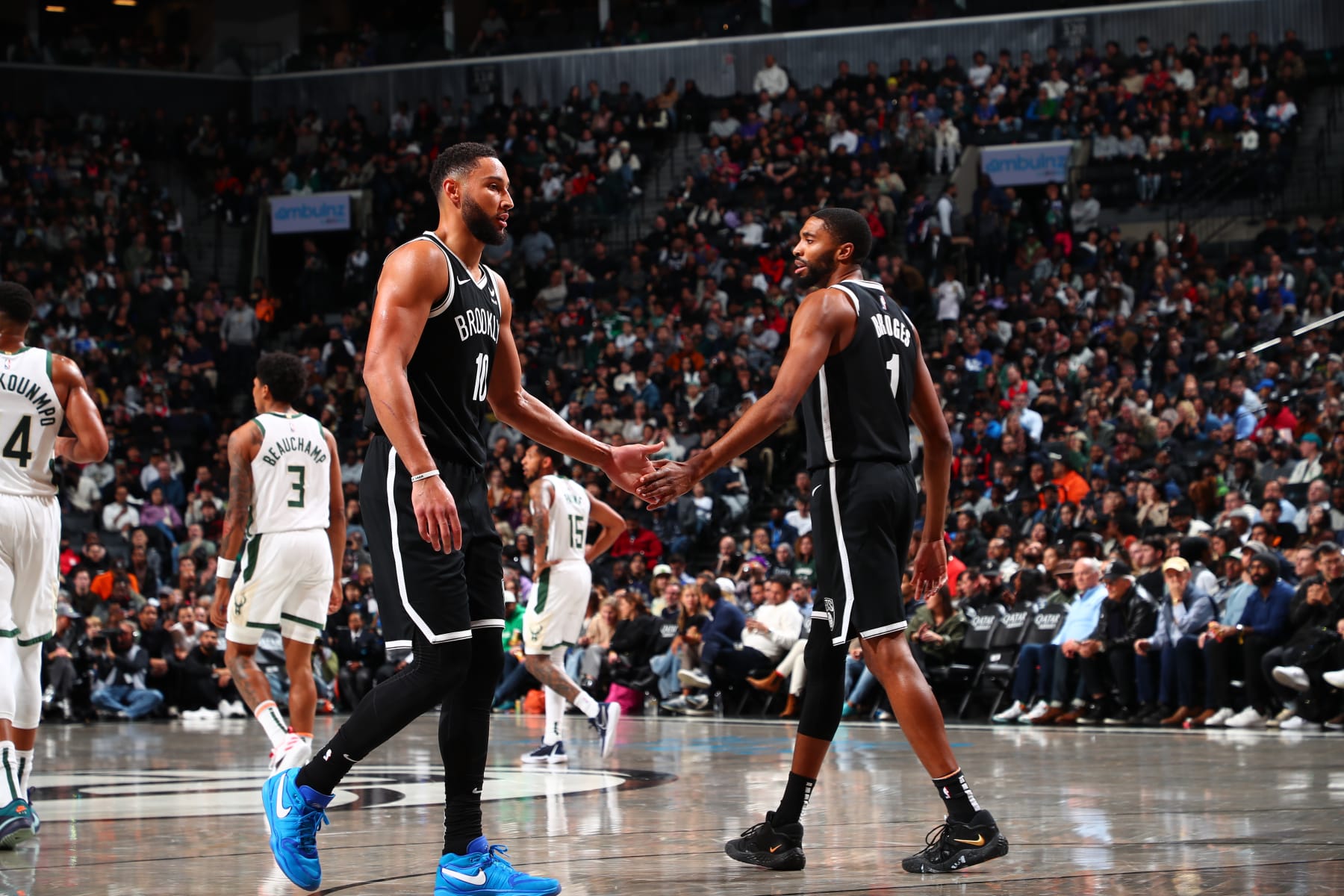 Ben Simmons and Mikal Bridges