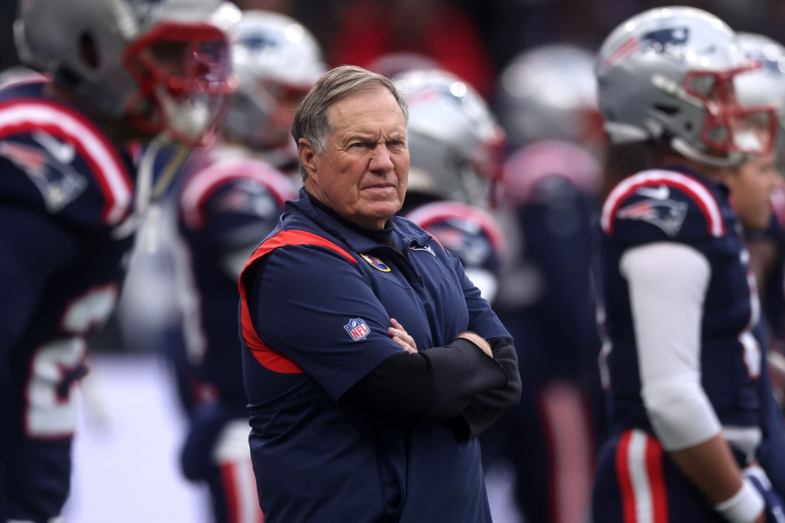 Patriots head coach Bill Belichick Patriots head coach Bill Belichick