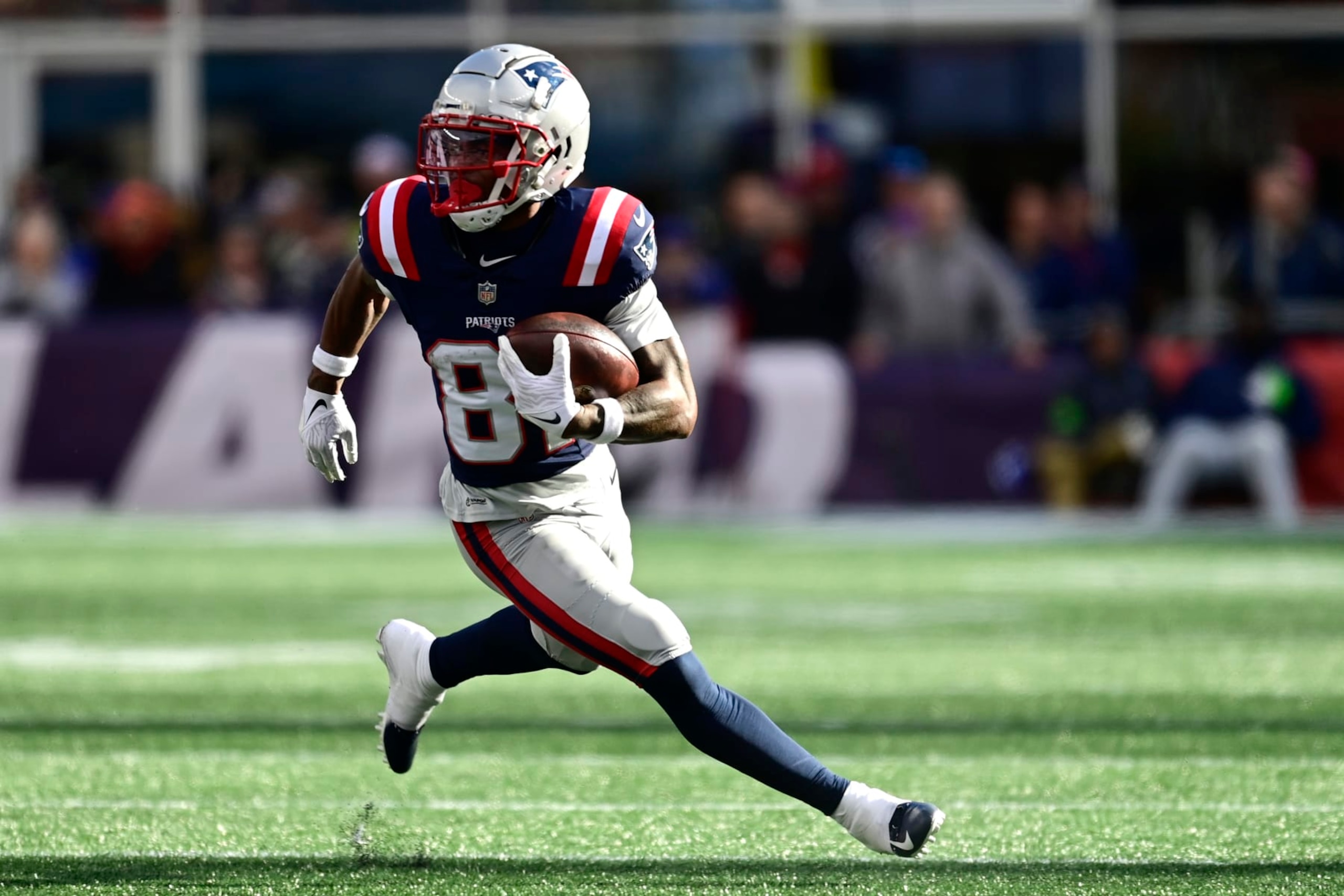 Patriots WR Damario Douglas Patriots WR Damario Douglas
