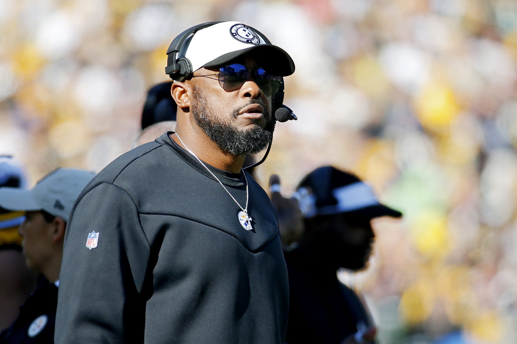 Steelers head coach Mike Tomlin Steelers head coach Mike Tomlin