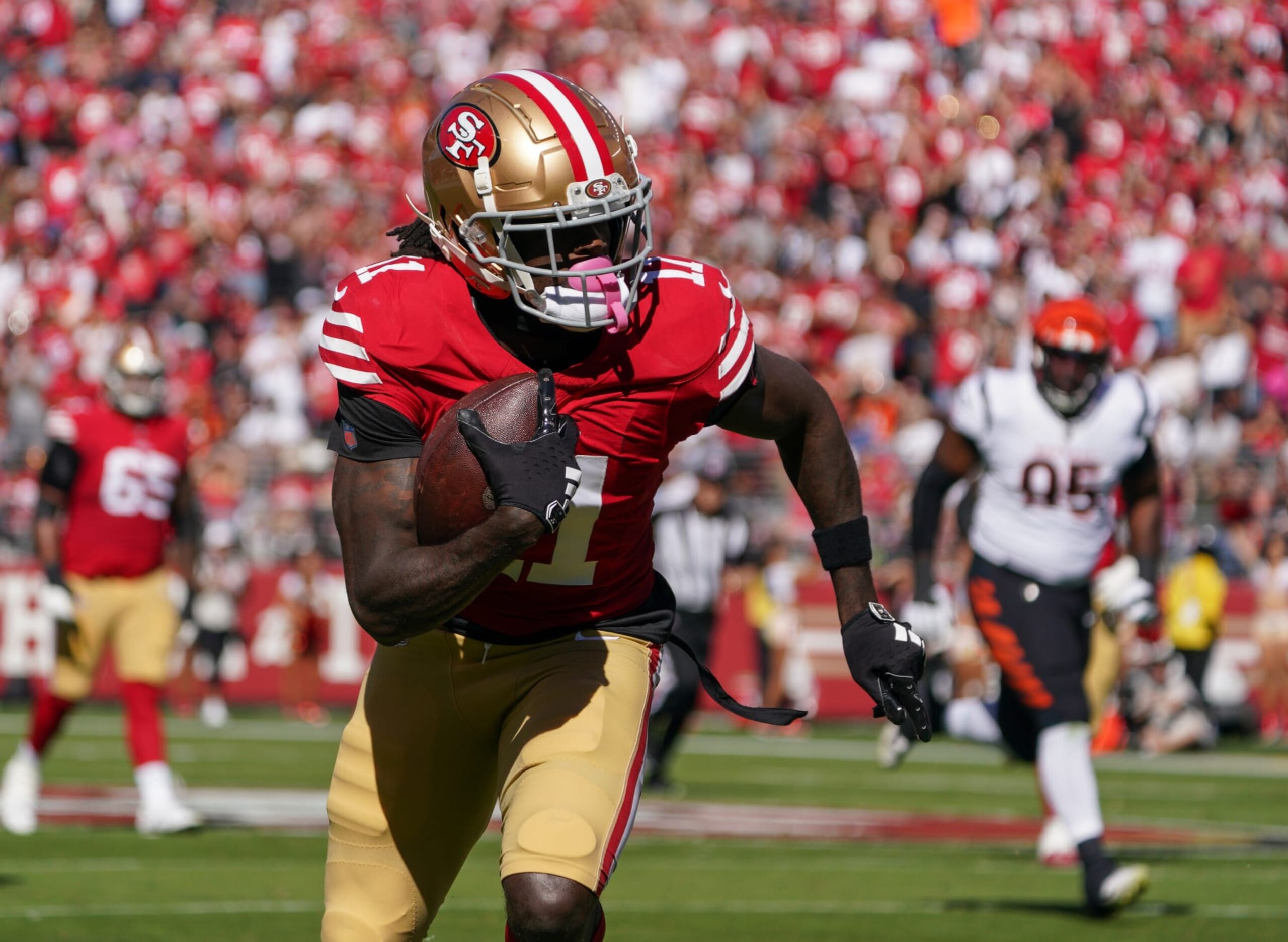 49ers WR Brandon Aiyuk 49ers WR Brandon Aiyuk