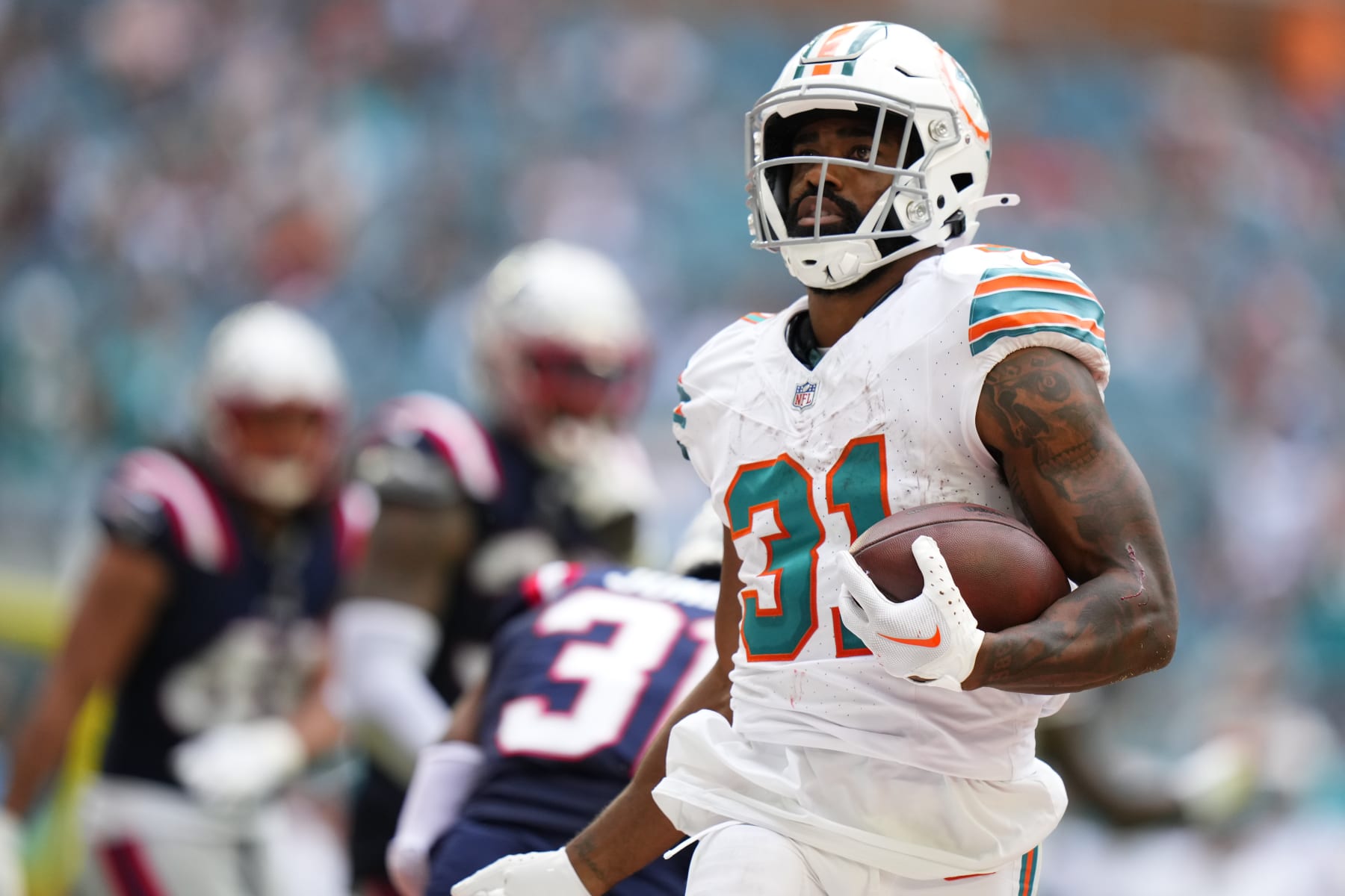 Dolphins RB Raheem Mostert