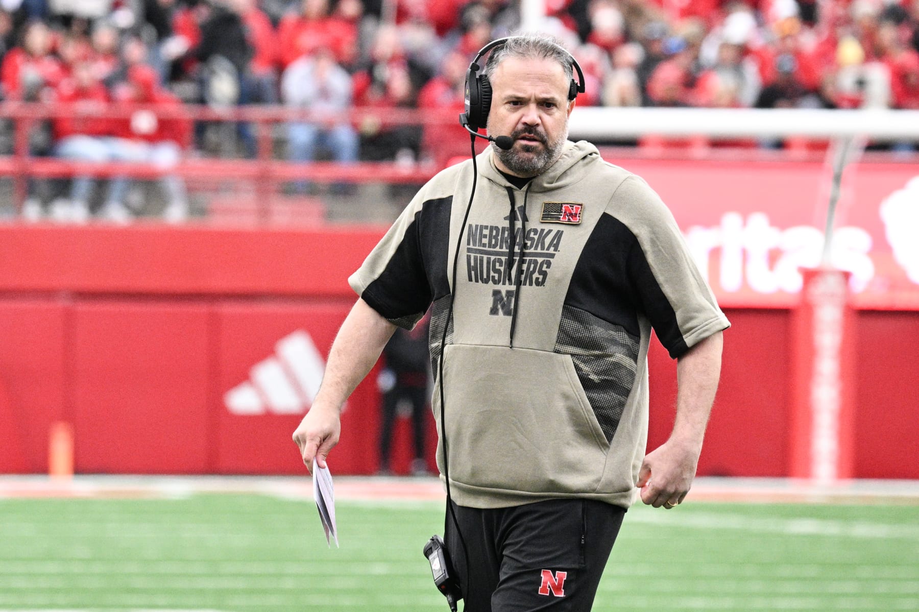 Nebraska head coach Matt Rhule