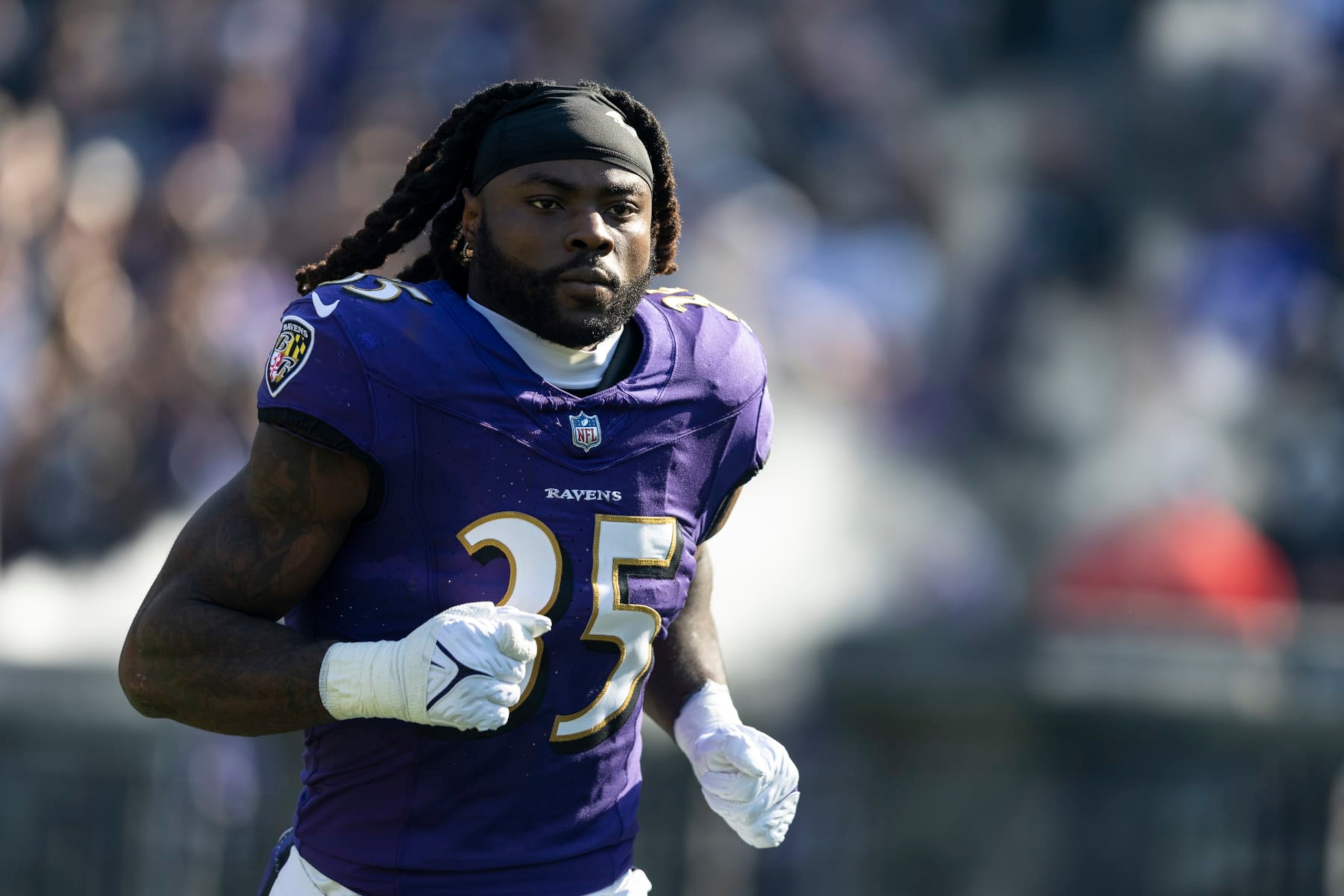 Ravens RB Gus Edwards