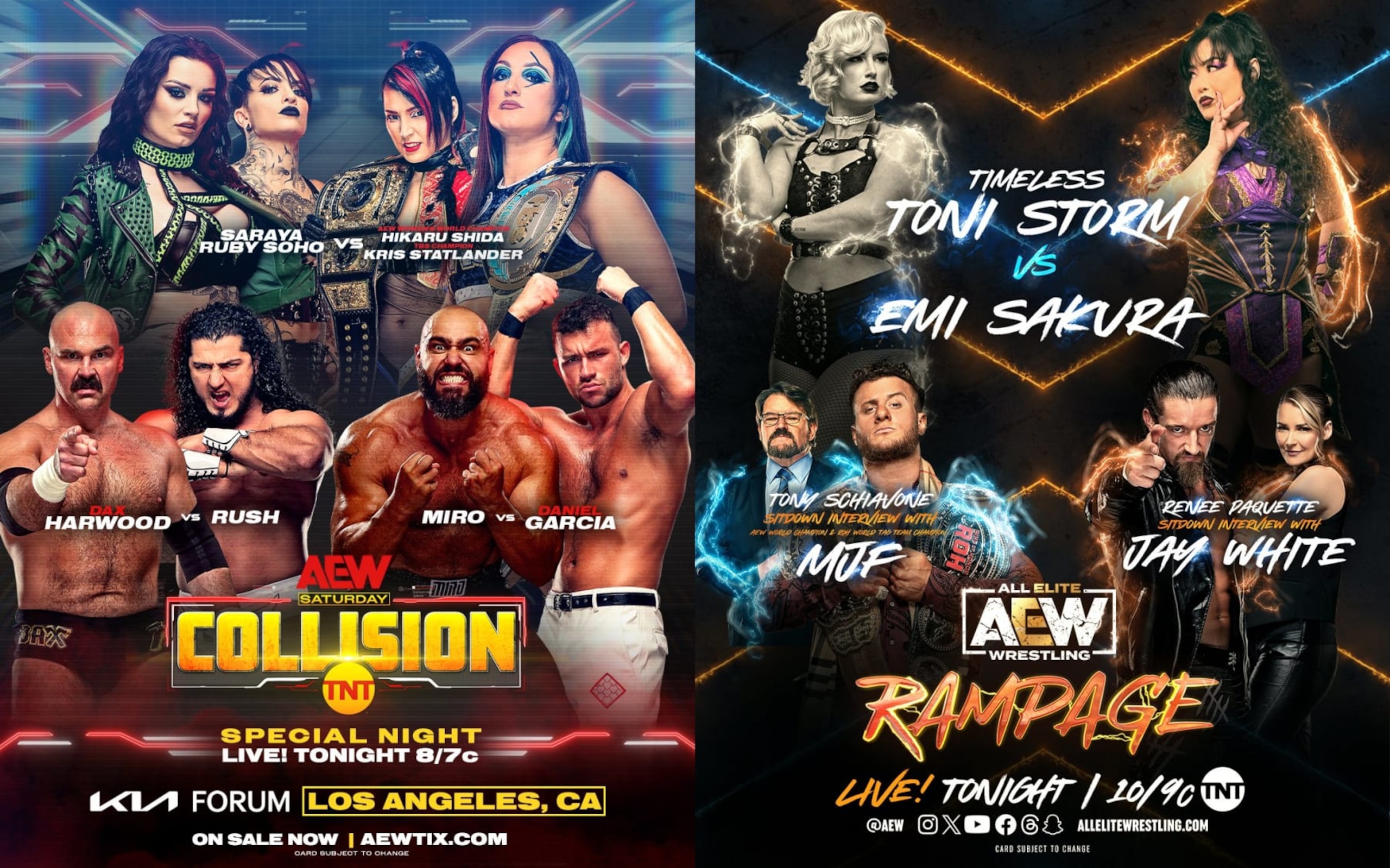 Collision and Rampage.