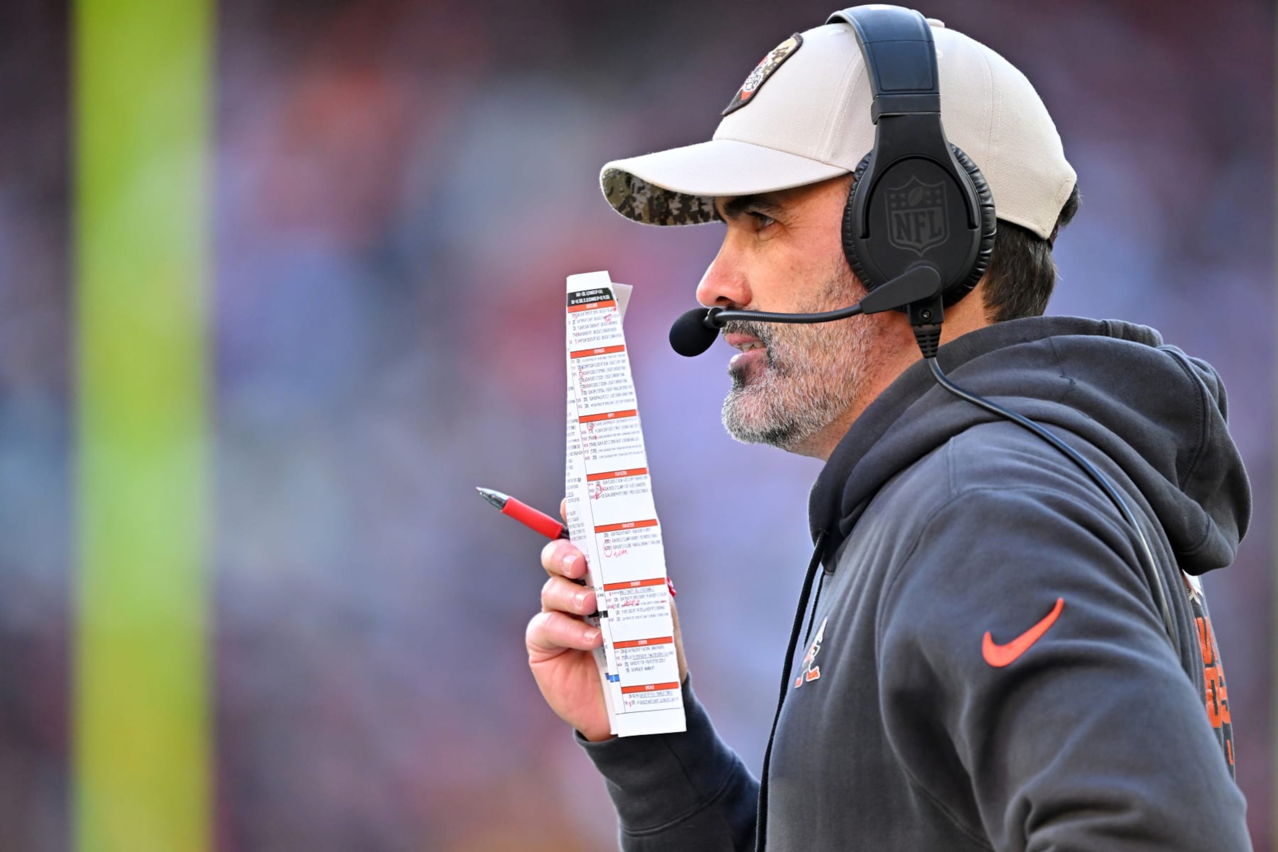 Browns head coach Kevin Stefanski
