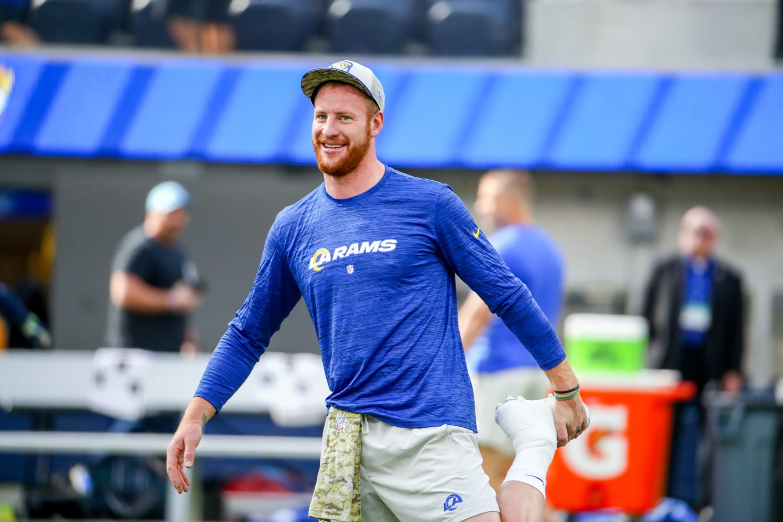 Rams QB Carson Wentz Rams QB Carson Wentz