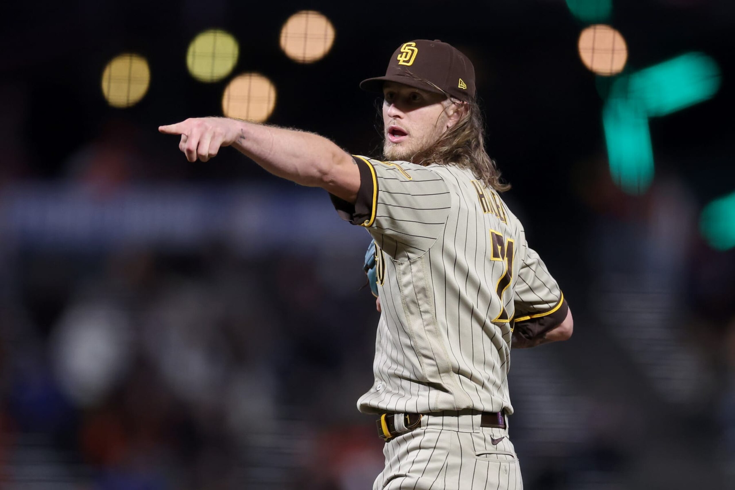 SAN FRANCISCO, CALIFORNIA - SEPTEMBER 26: Josh Hader #71 of the San Diego Padres reacts after the last out of their game against the San Francisco Giants at Oracle Park on September 26, 2023 in San Francisco, California. (Photo by Ezra Shaw/Getty Images) SAN FRANCISCO, CALIFORNIA - SEPTEMBER 26: Josh Hader #71 of the San Diego Padres reacts after the last out of their game against the San Francisco Giants at Oracle Park on September 26, 2023 in San Francisco, California. (Photo by Ezra Shaw/Getty Images)