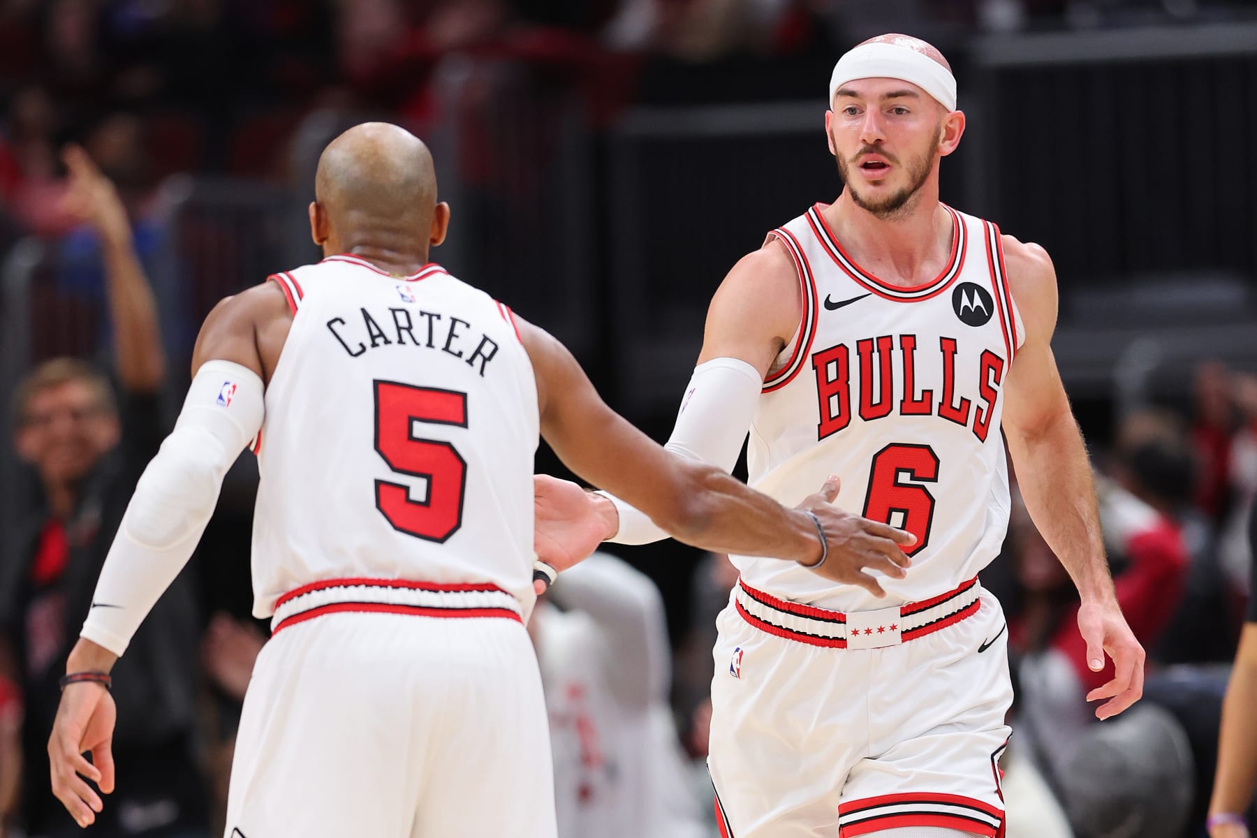 Jevon Carter and Alex Caruso