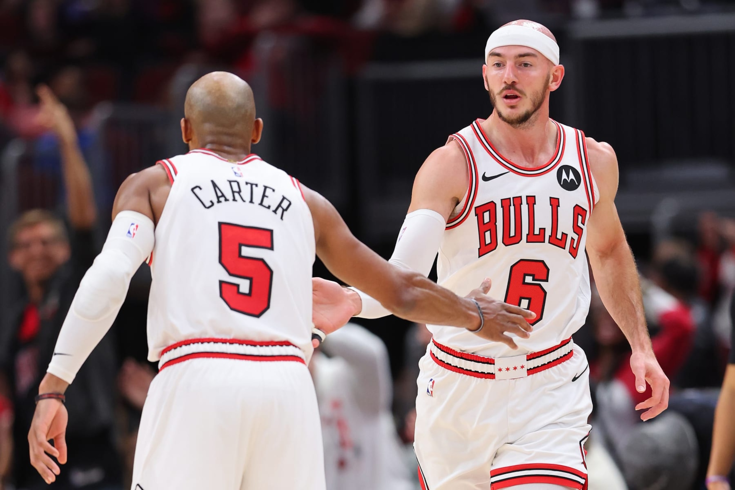 Jevon Carter and Alex Caruso