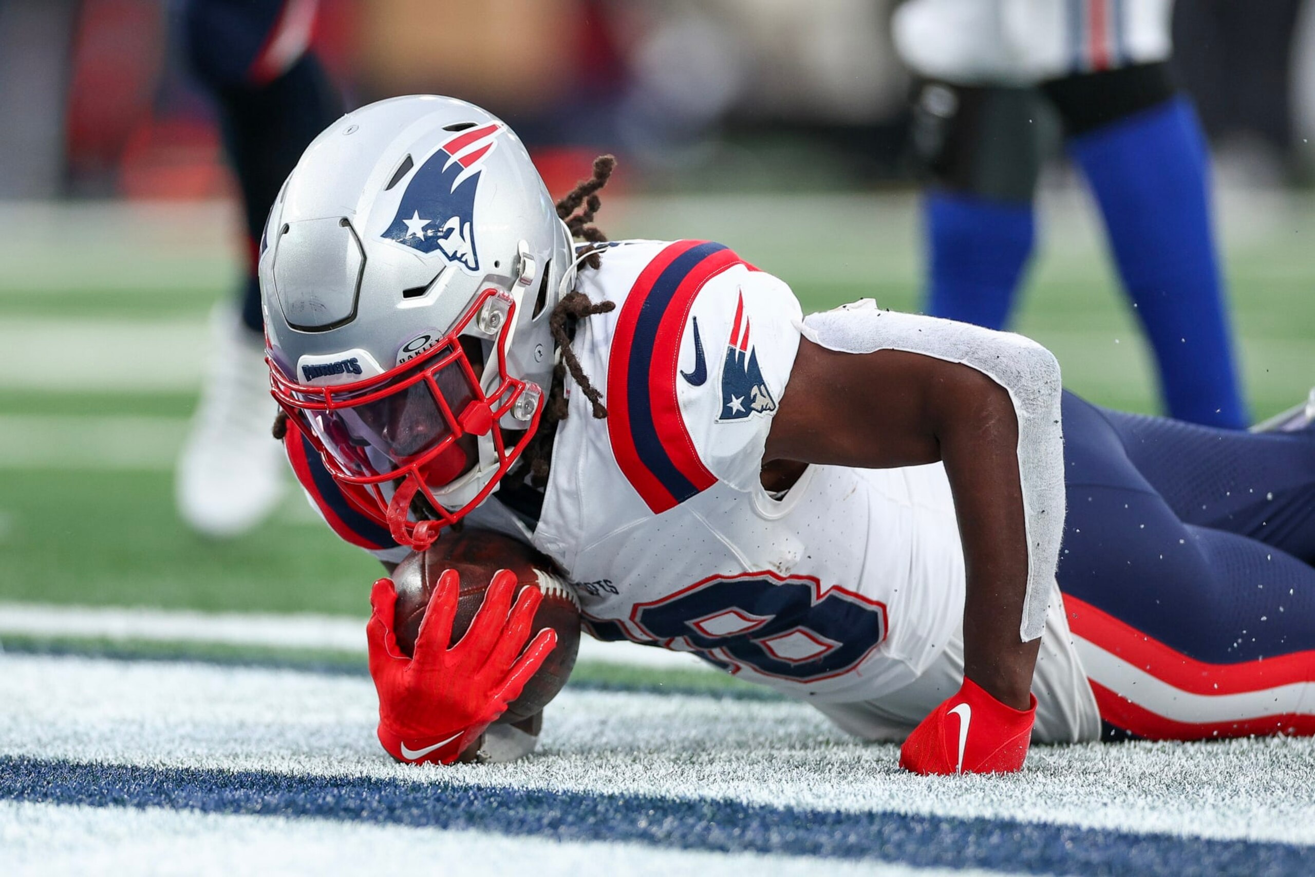 Patriots RB Rhamondre Stevenson Patriots RB Rhamondre Stevenson