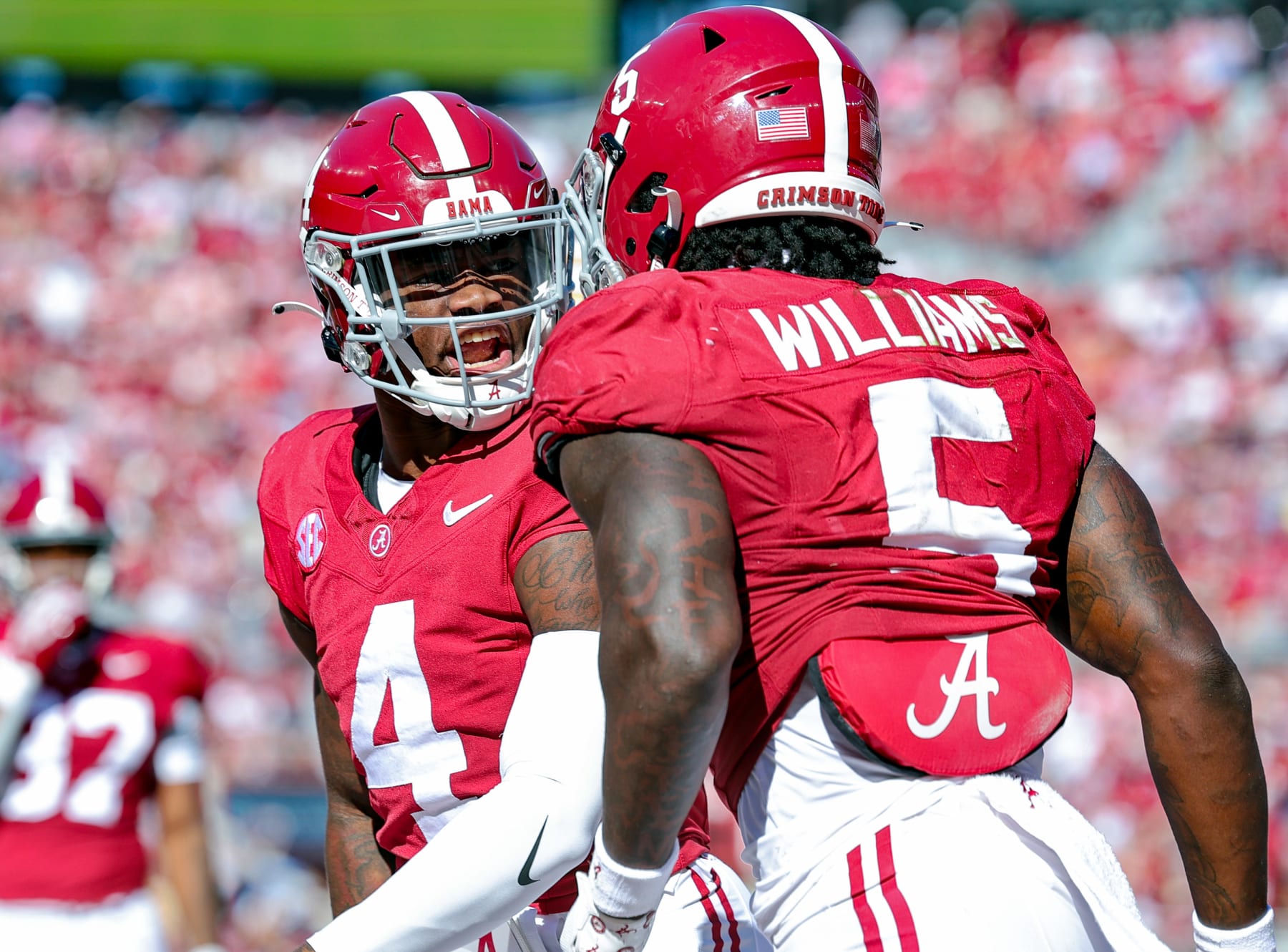 Jalen Milroe and Roydell Williams