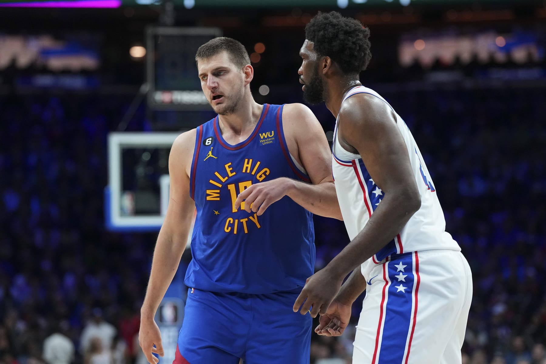Nikola JokiÄ and Joel Embiid