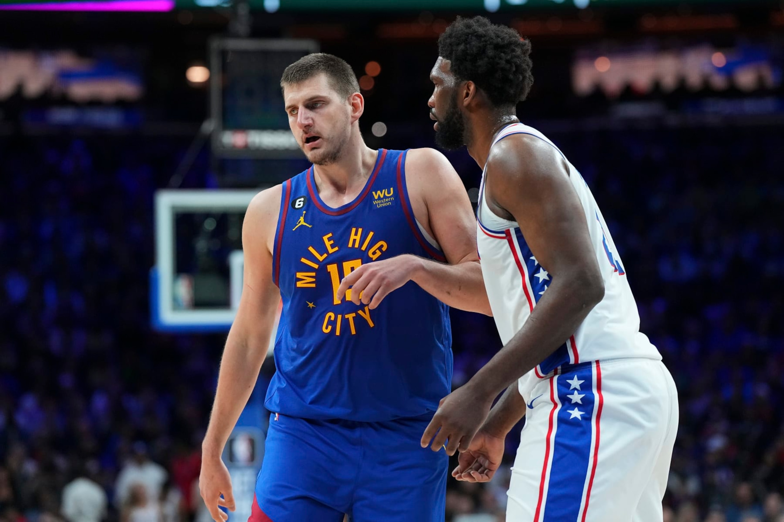 Nikola JokiÄ and Joel Embiid