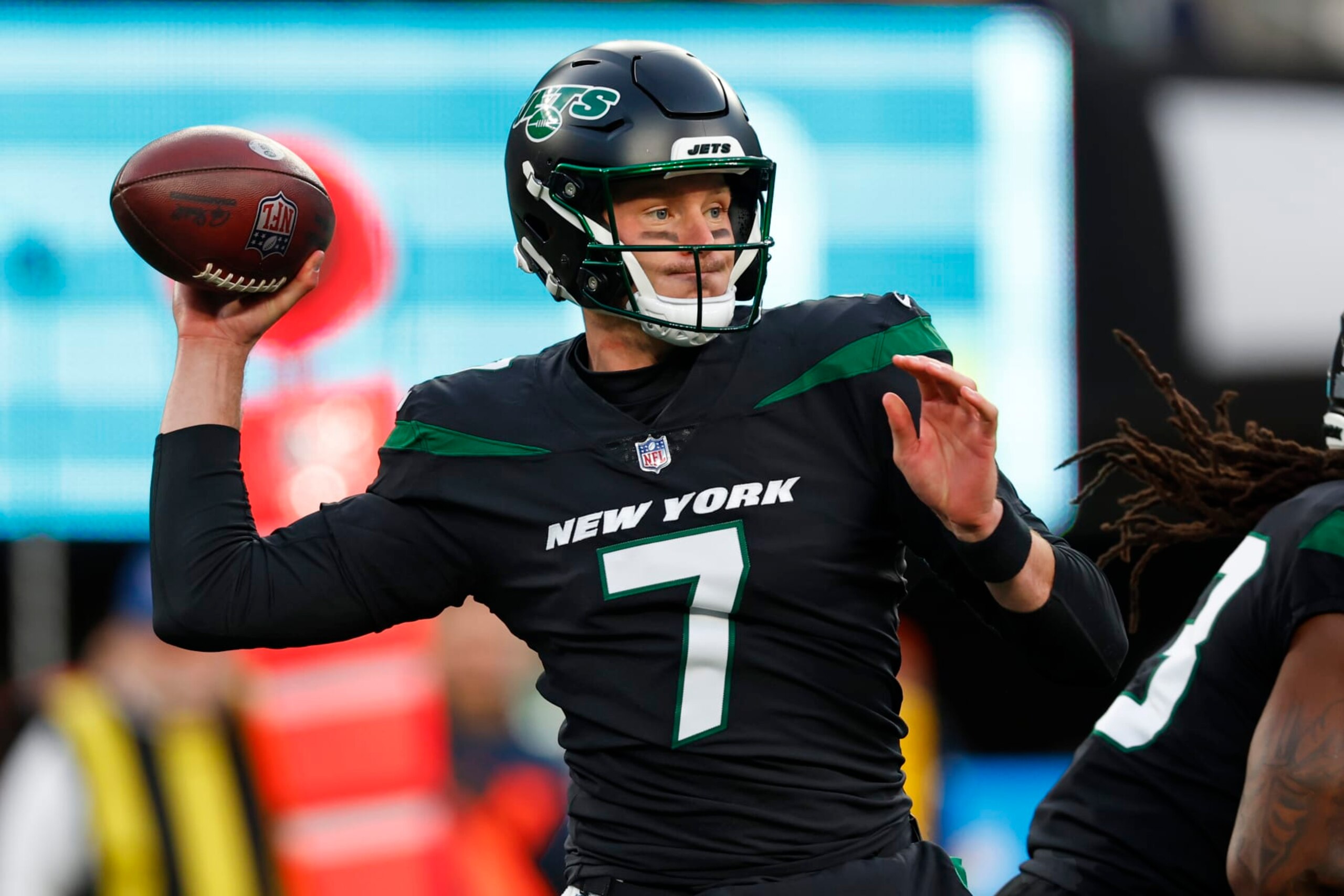 Jets quarterback Tim Boyle