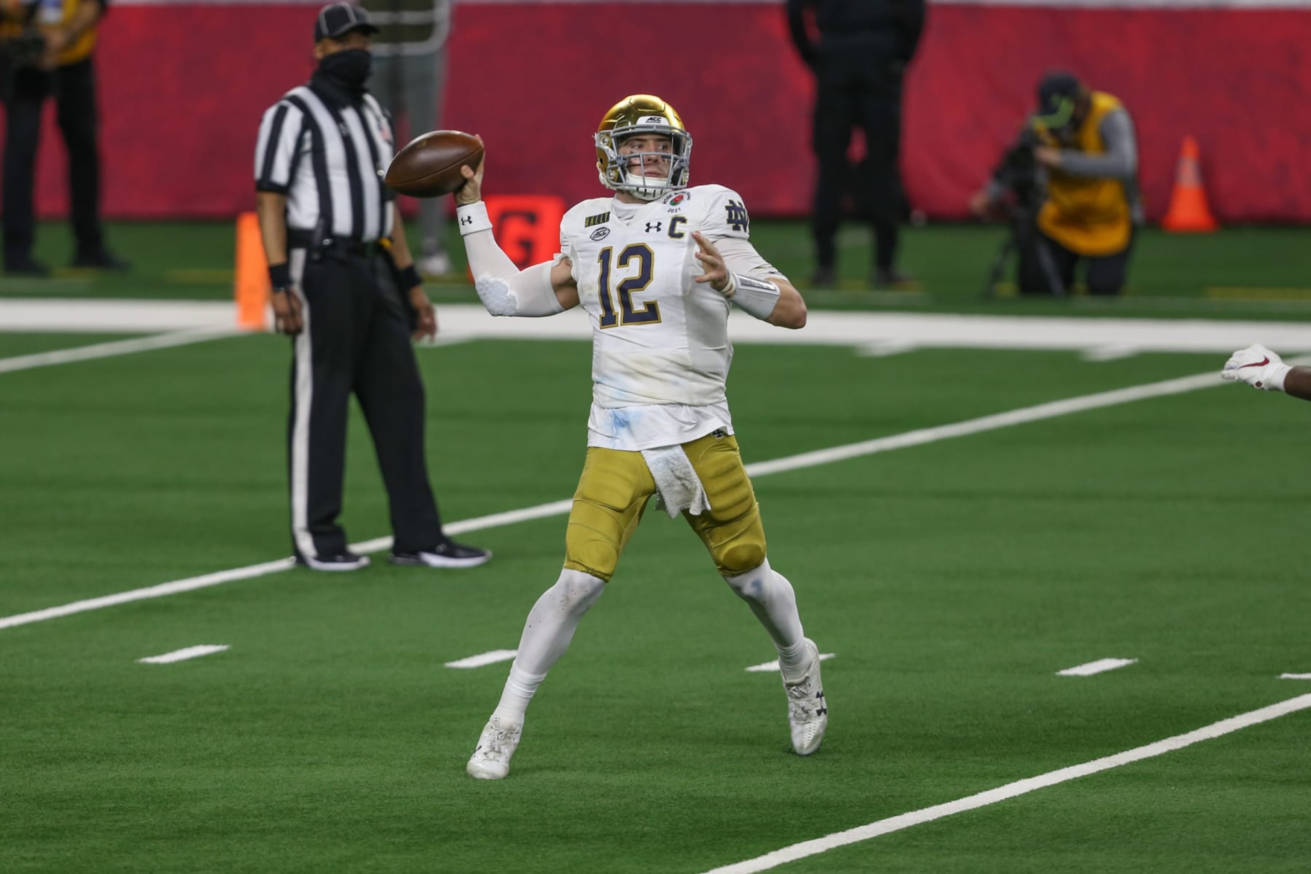 Former Notre Dame QB Ian Book Former Notre Dame QB Ian Book