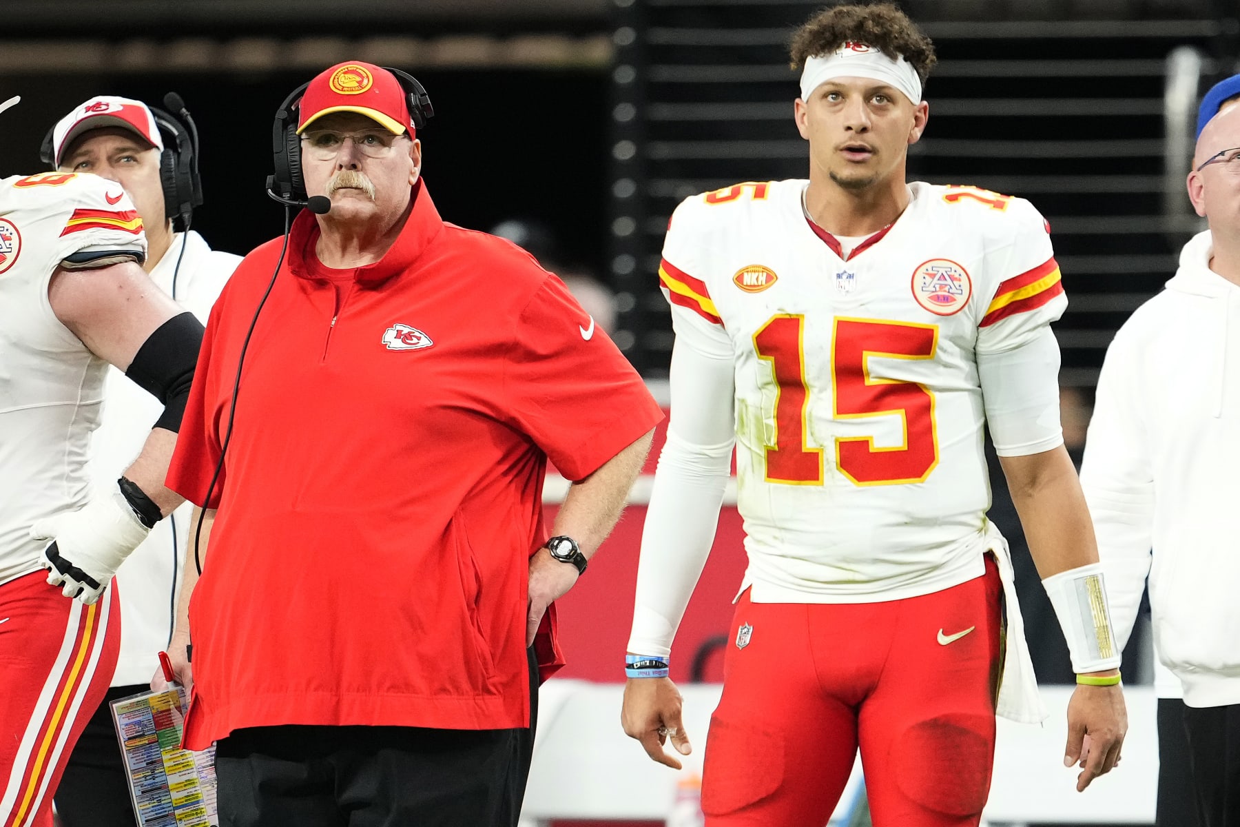 Andy Reid and Patrick Mahomes