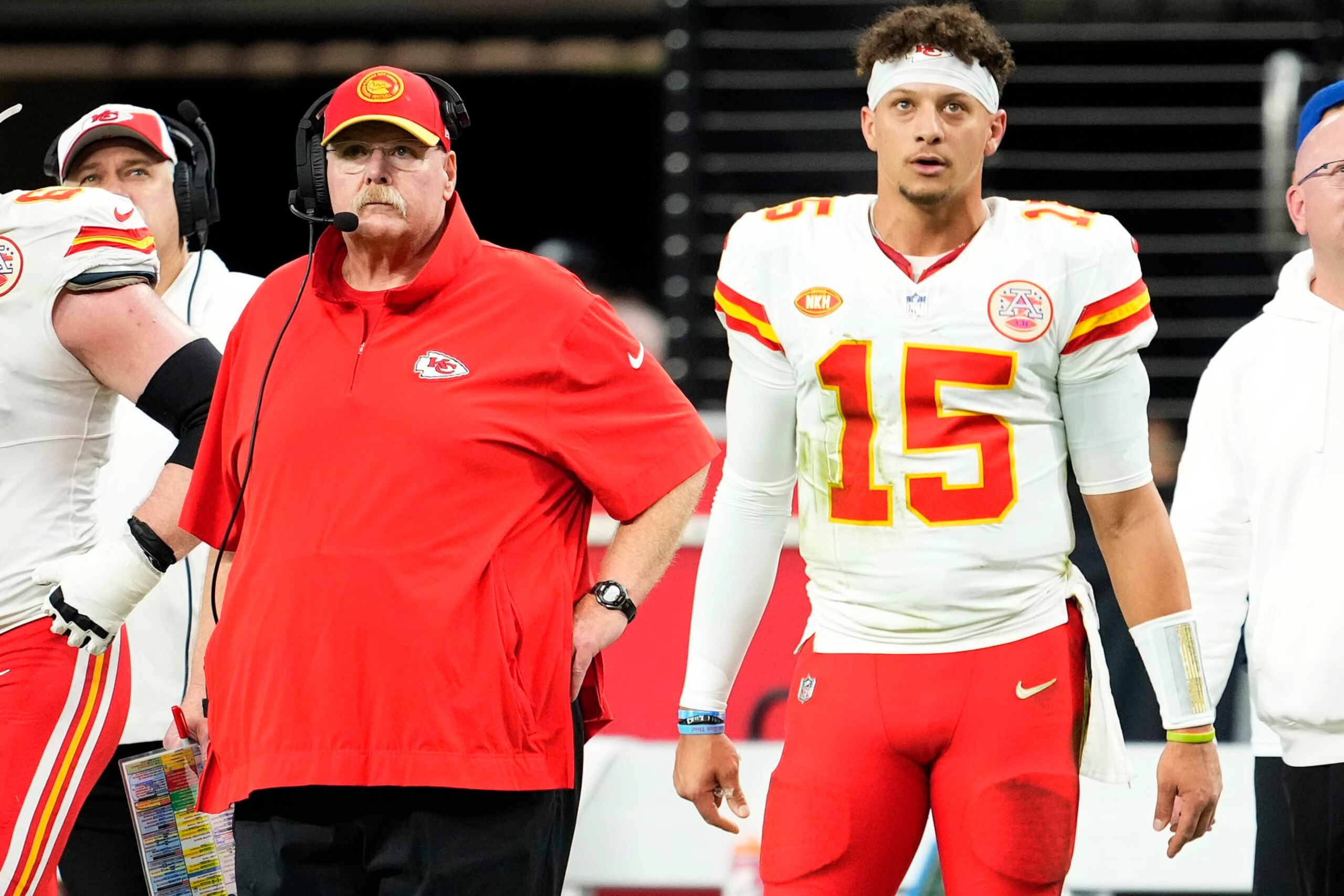 Andy Reid and Patrick Mahomes