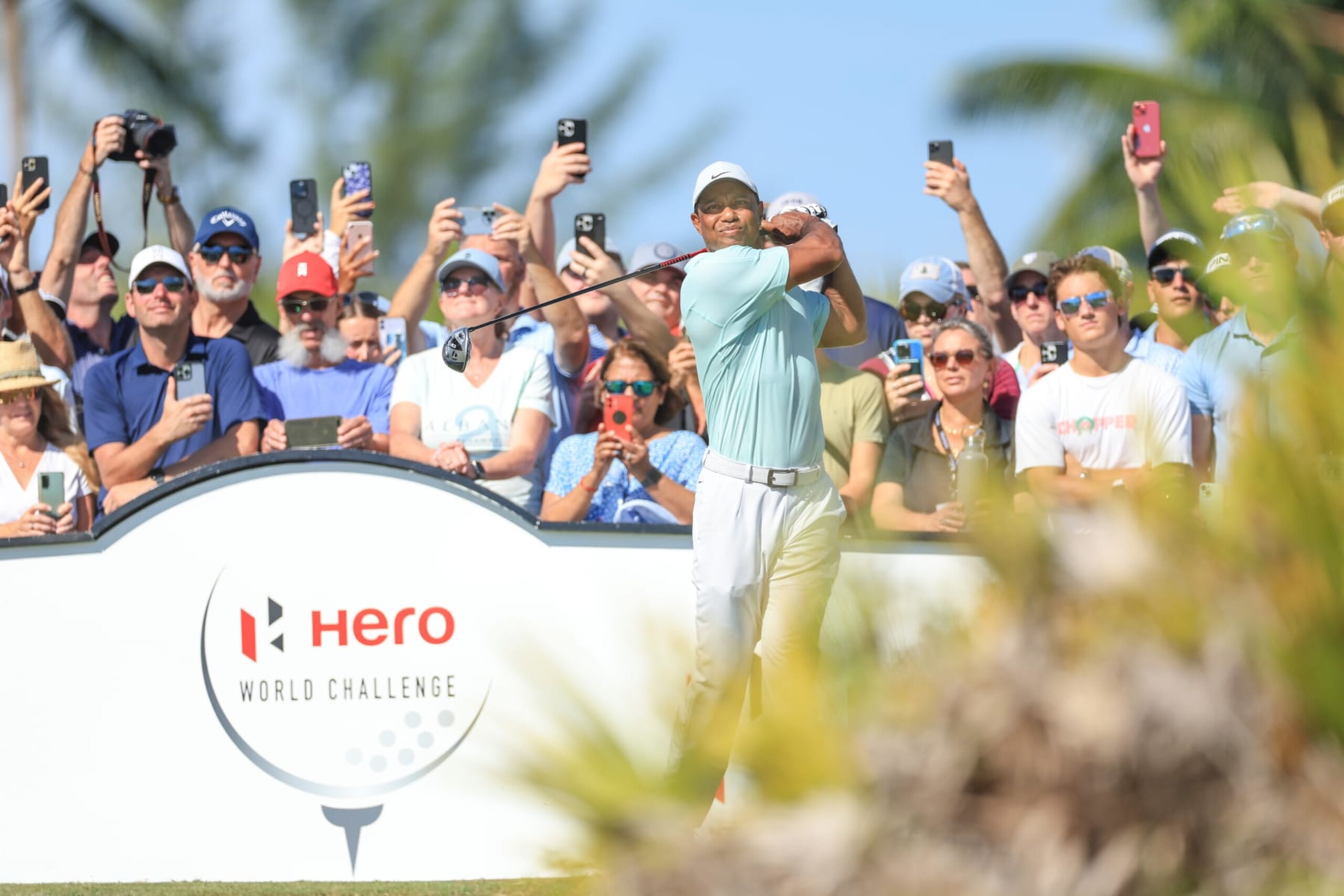 NASSAU, BAHAMAS - DECEMBER 02: Tiger Woods of the United States plays his tee shot on the first hole during the third round of the Hero World Challenge at Albany Golf Course on December 02, 2023 in Nassau, . (Photo by David Cannon/Getty Images) NASSAU, BAHAMAS - DECEMBER 02: Tiger Woods of the United States plays his tee shot on the first hole during the third round of the Hero World Challenge at Albany Golf Course on December 02, 2023 in Nassau, . (Photo by David Cannon/Getty Images)
