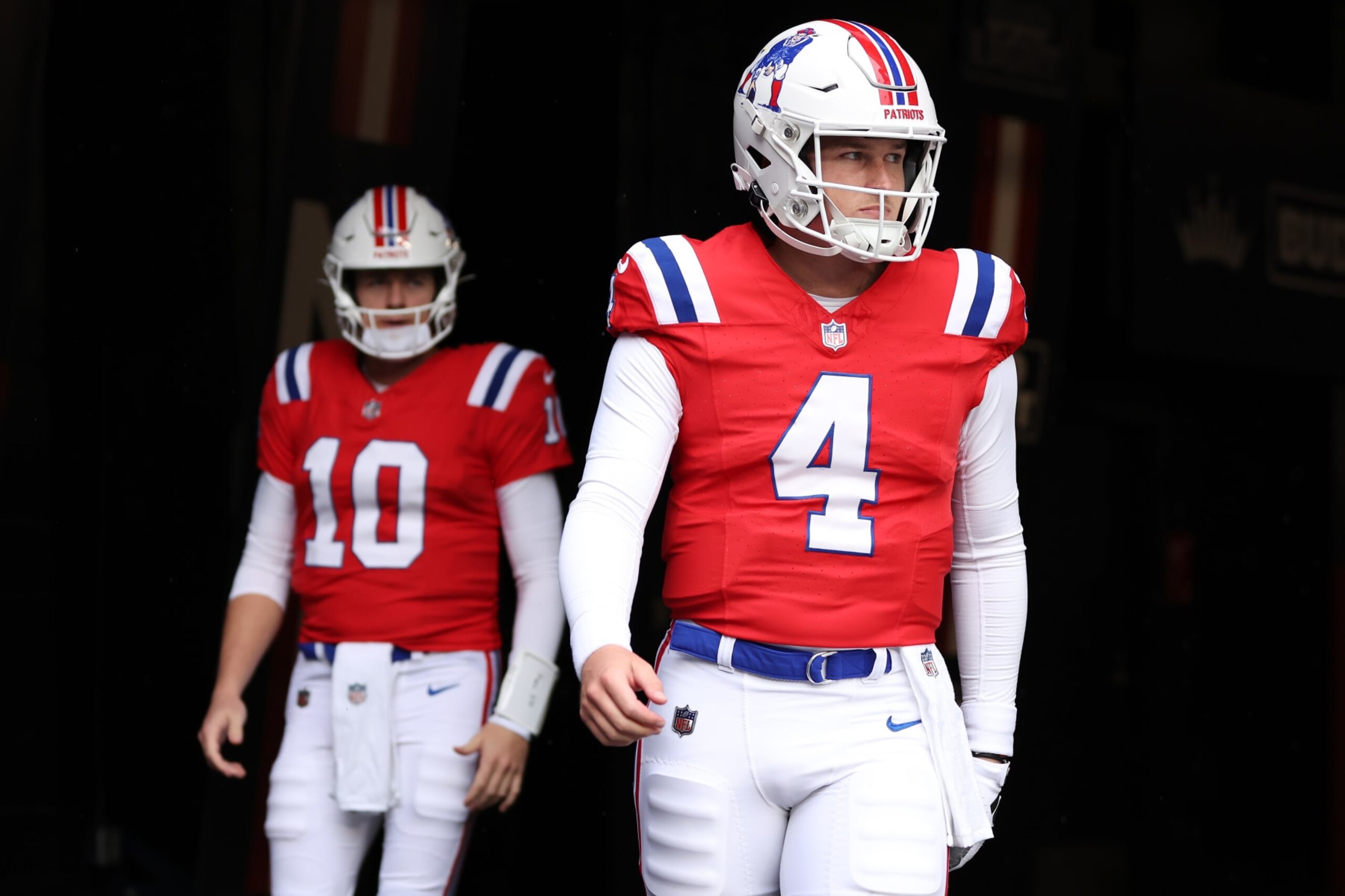 Patriots QBs Bailey Zappe and Mac Jones