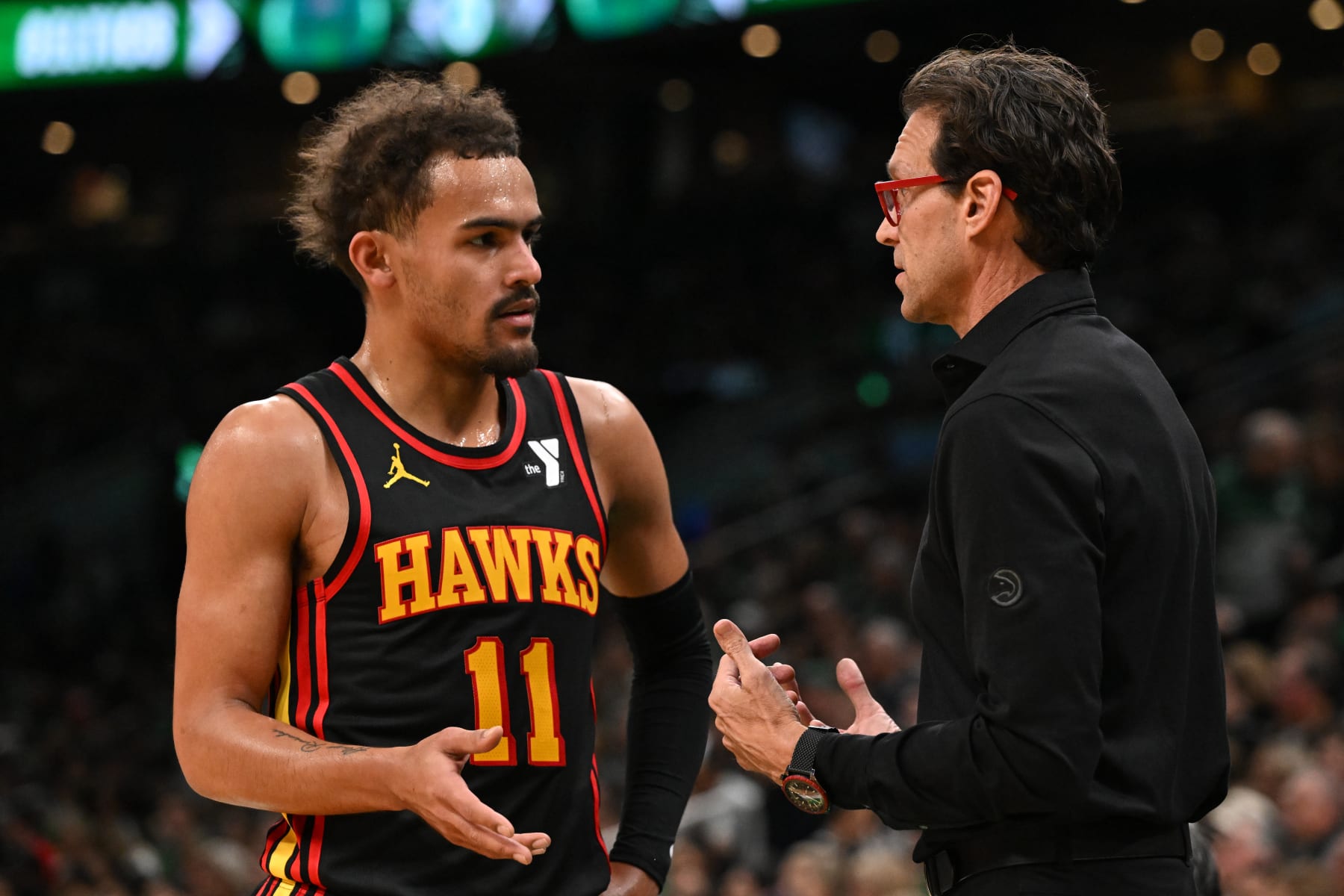 Trae Young and Quin Snyder