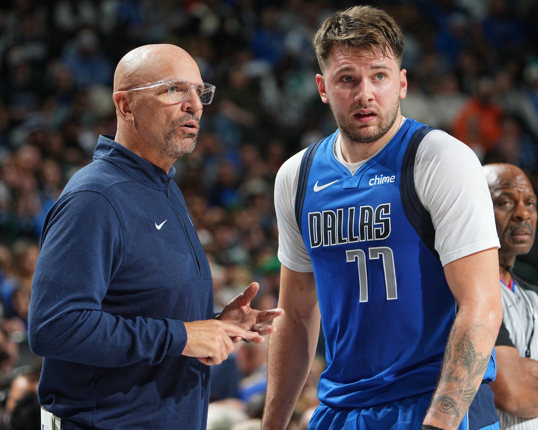Jason Kidd and Luka DonÄiÄ