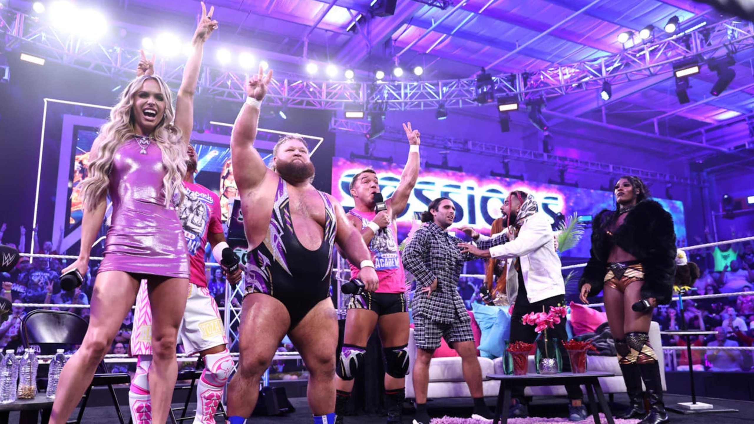 Alpha Academy returned to NXT action together to take on Meta-Four. Alpha Academy returned to NXT action together to take on Meta-Four.