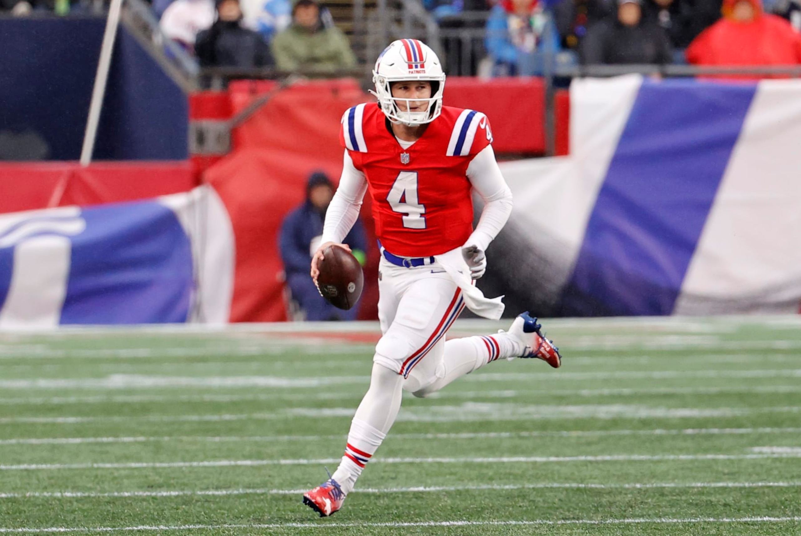 Patriots QB Bailey Zappe
