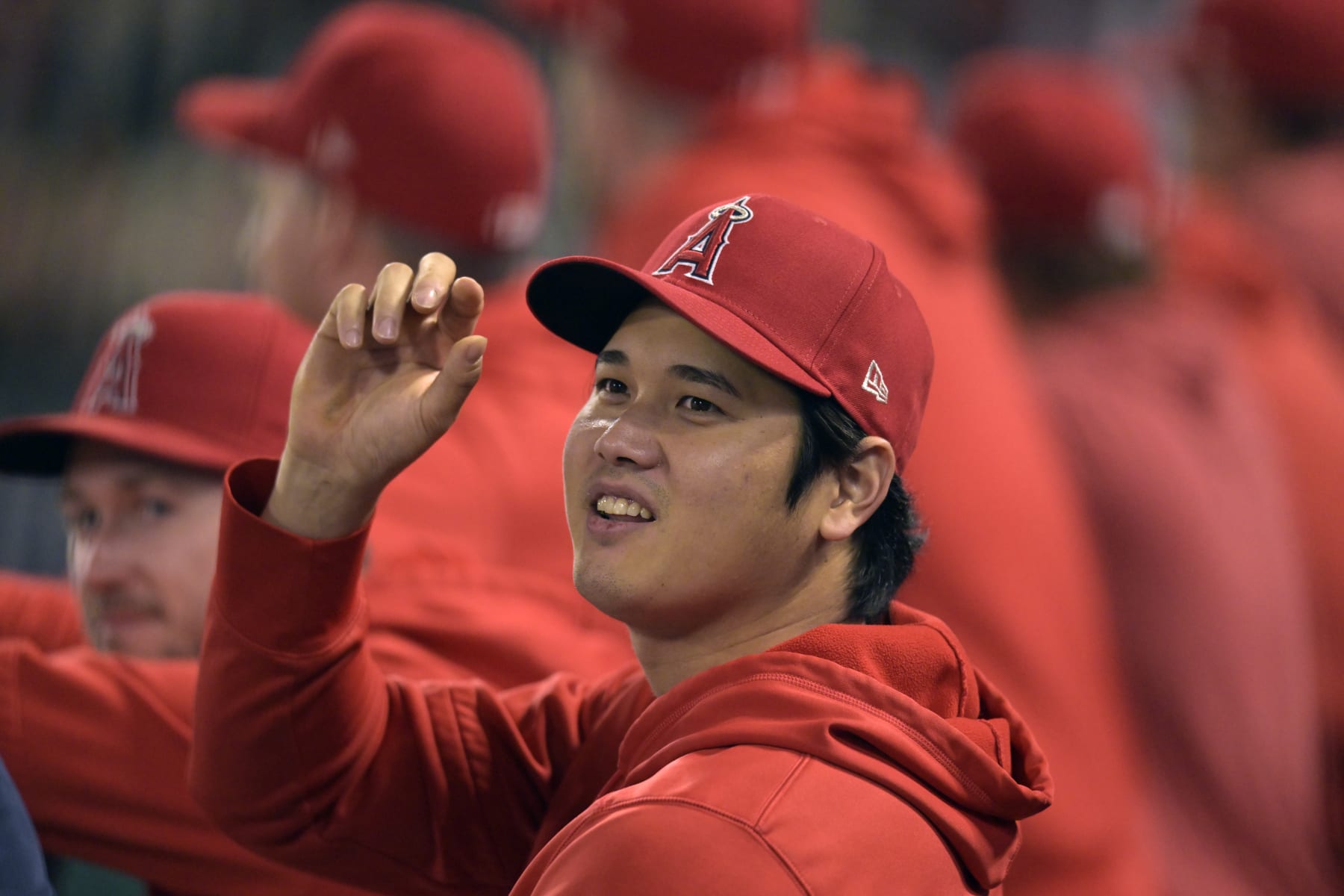 ANAHEIM, CALIFORNIA - SEPTEMBER 16: Shohei Ohtani of the Los Angeles Angels during a game against the Detroit Tigers at Angel Stadium of Anaheim on September 16, 2023 in Anaheim, California. (Photo by John McCoy/Getty Images)