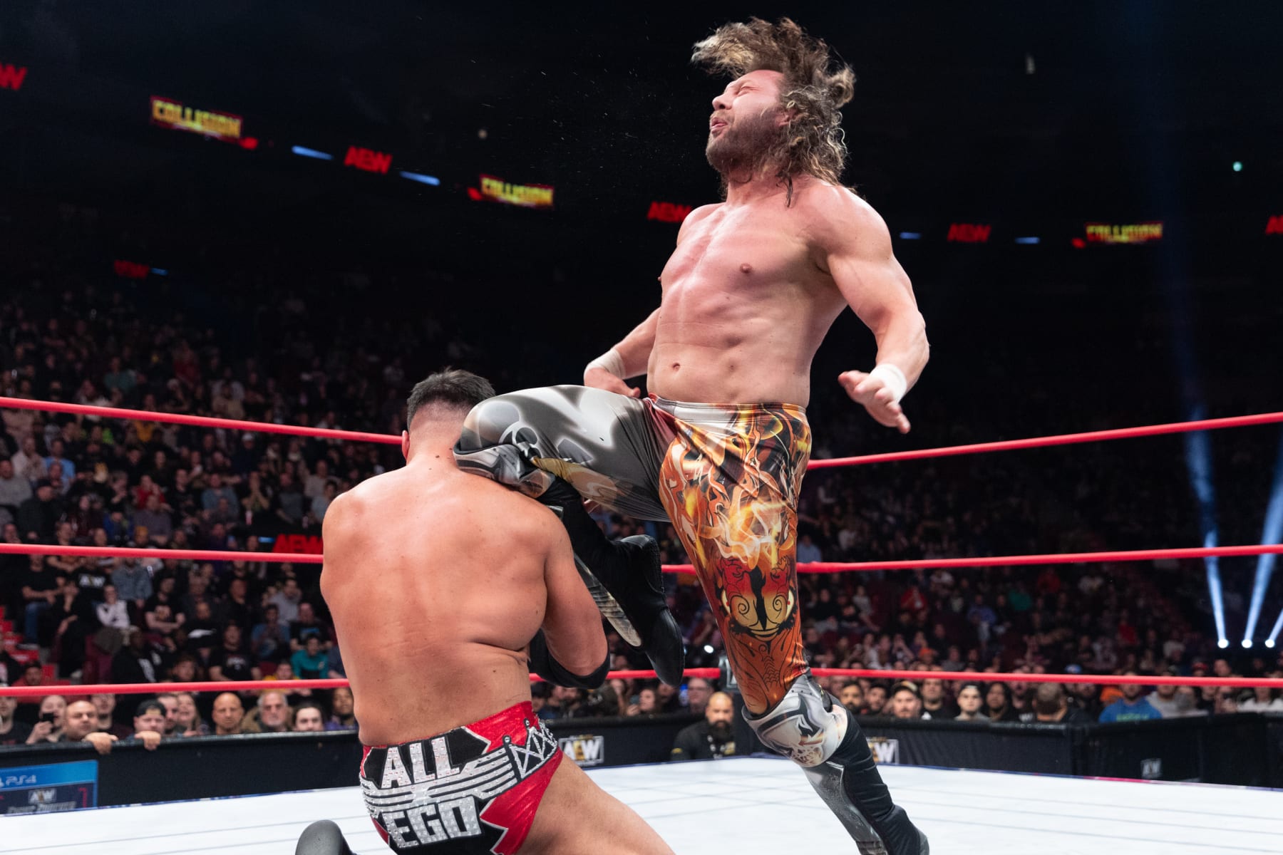 Kenny Omega and Ethan Page.