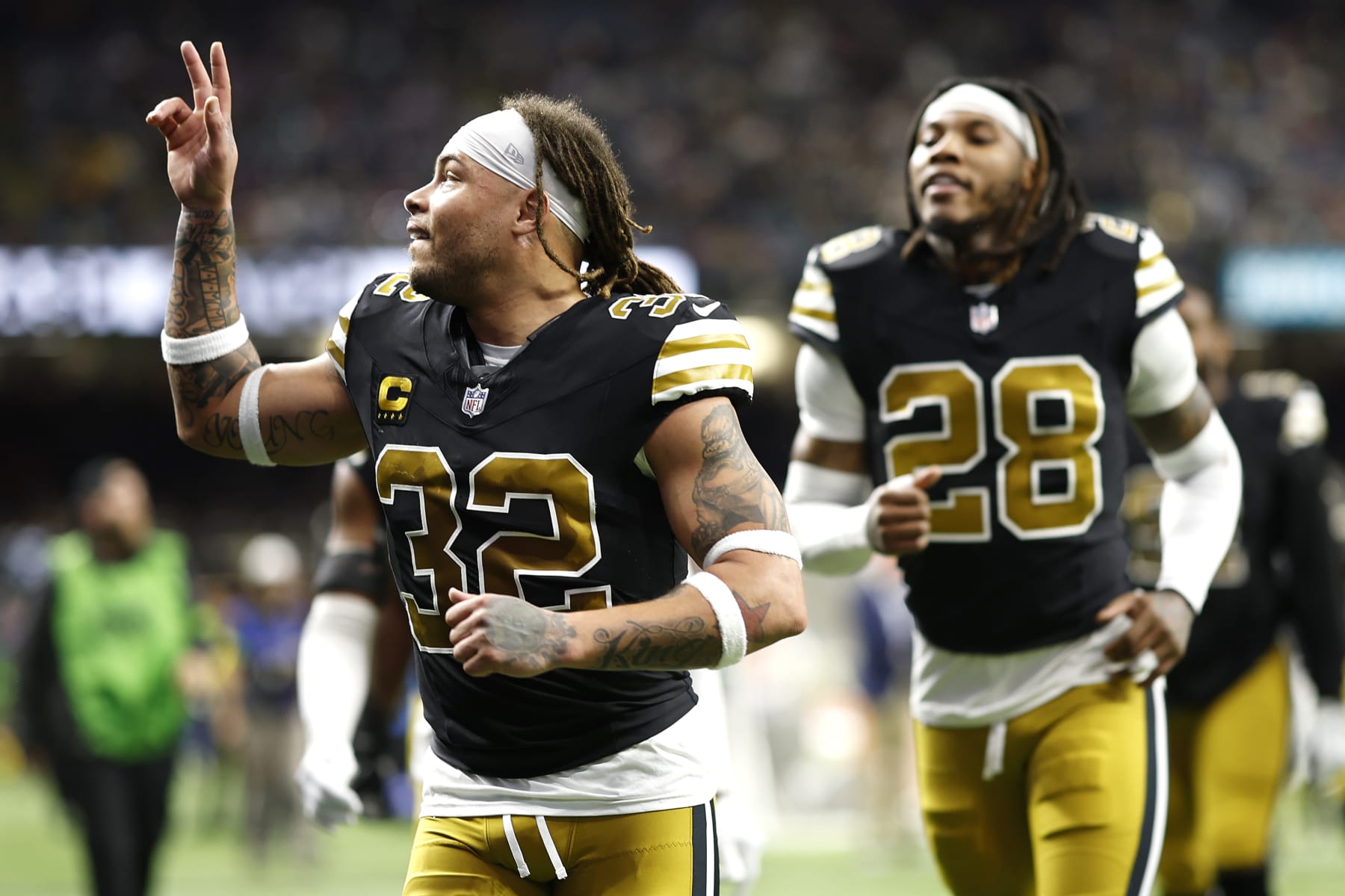 Saints safety Tyrann Mathieu (No. 32)