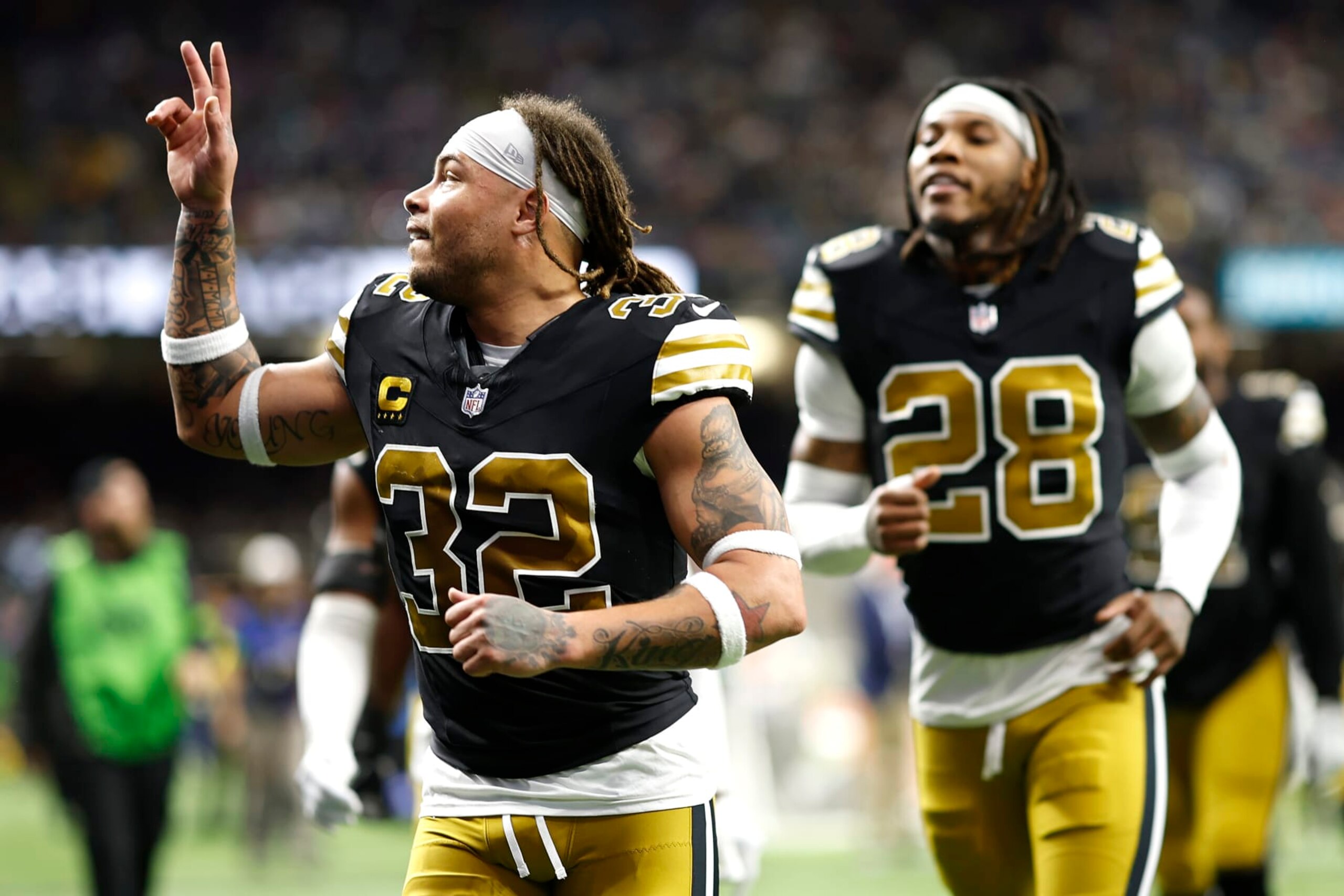 Saints safety Tyrann Mathieu (No. 32)