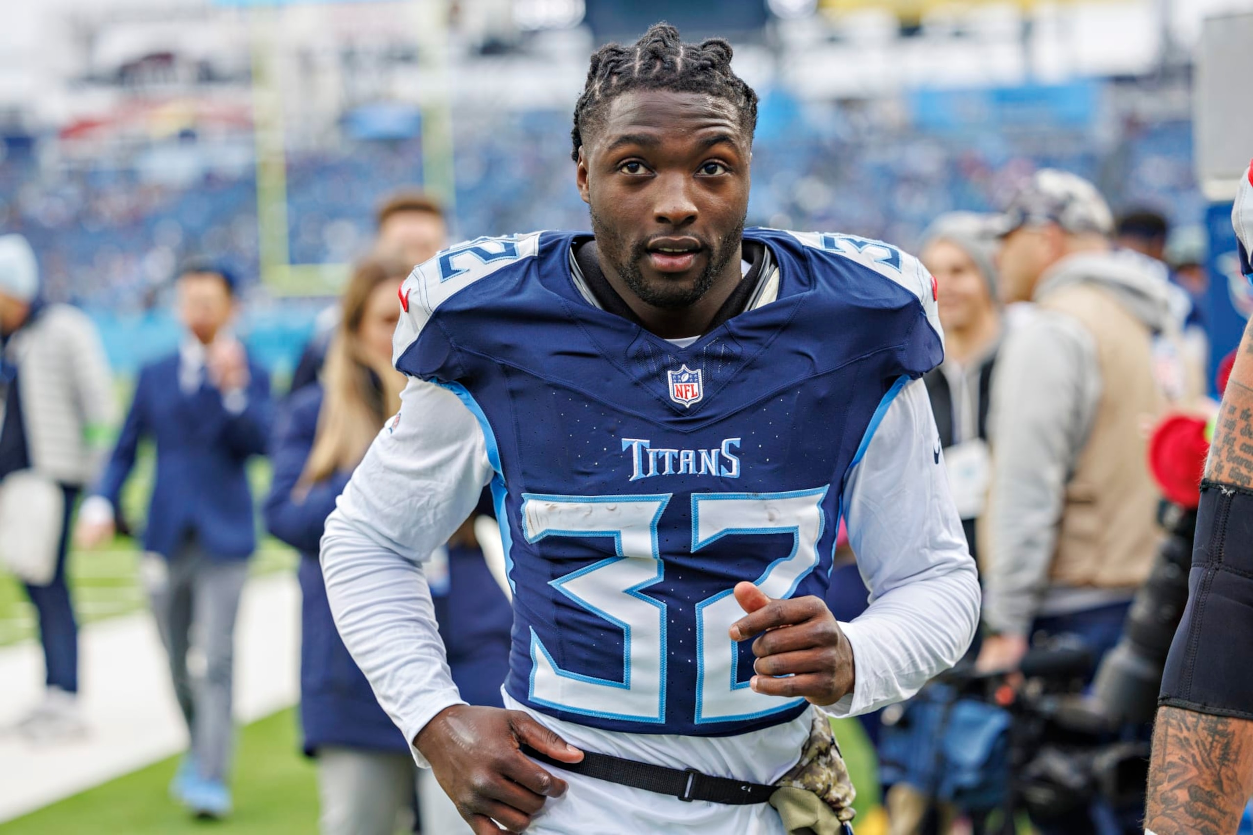 Titans RB Tyjae Spears Titans RB Tyjae Spears