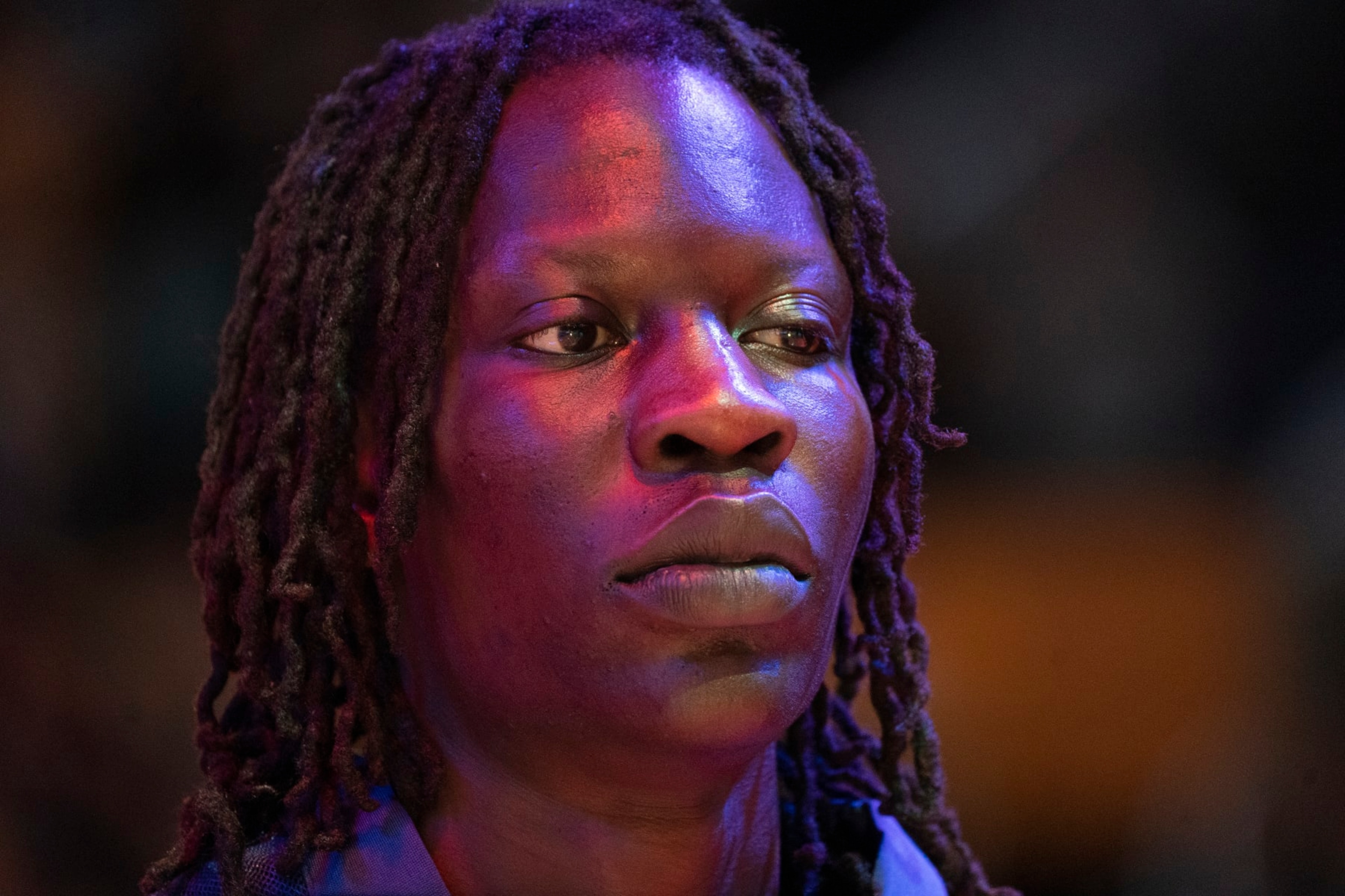 LOS ANGELES, CA - DECEMBER 5: Bol Bol #11 of the Phoenix Suns stands for the National Anthem before the game against the Los Angeles Lakers during the quarterfinals of the In-Season Tournament on December 5, 2023 at Crypto.Com Arena in Los Angeles, California. NOTE TO USER: User expressly acknowledges and agrees that, by downloading and/or using this Photograph, user is consenting to the terms and conditions of the Getty Images License Agreement. Mandatory Copyright Notice: Copyright 2023 NBAE (Photo by Tyler Ross/NBAE via Getty Images) LOS ANGELES, CA - DECEMBER 5: Bol Bol #11 of the Phoenix Suns stands for the National Anthem before the game against the Los Angeles Lakers during the quarterfinals of the In-Season Tournament on December 5, 2023 at Crypto.Com Arena in Los Angeles, California. NOTE TO USER: User expressly acknowledges and agrees that, by downloading and/or using this Photograph, user is consenting to the terms and conditions of the Getty Images License Agreement. Mandatory Copyright Notice: Copyright 2023 NBAE (Photo by Tyler Ross/NBAE via Getty Images)