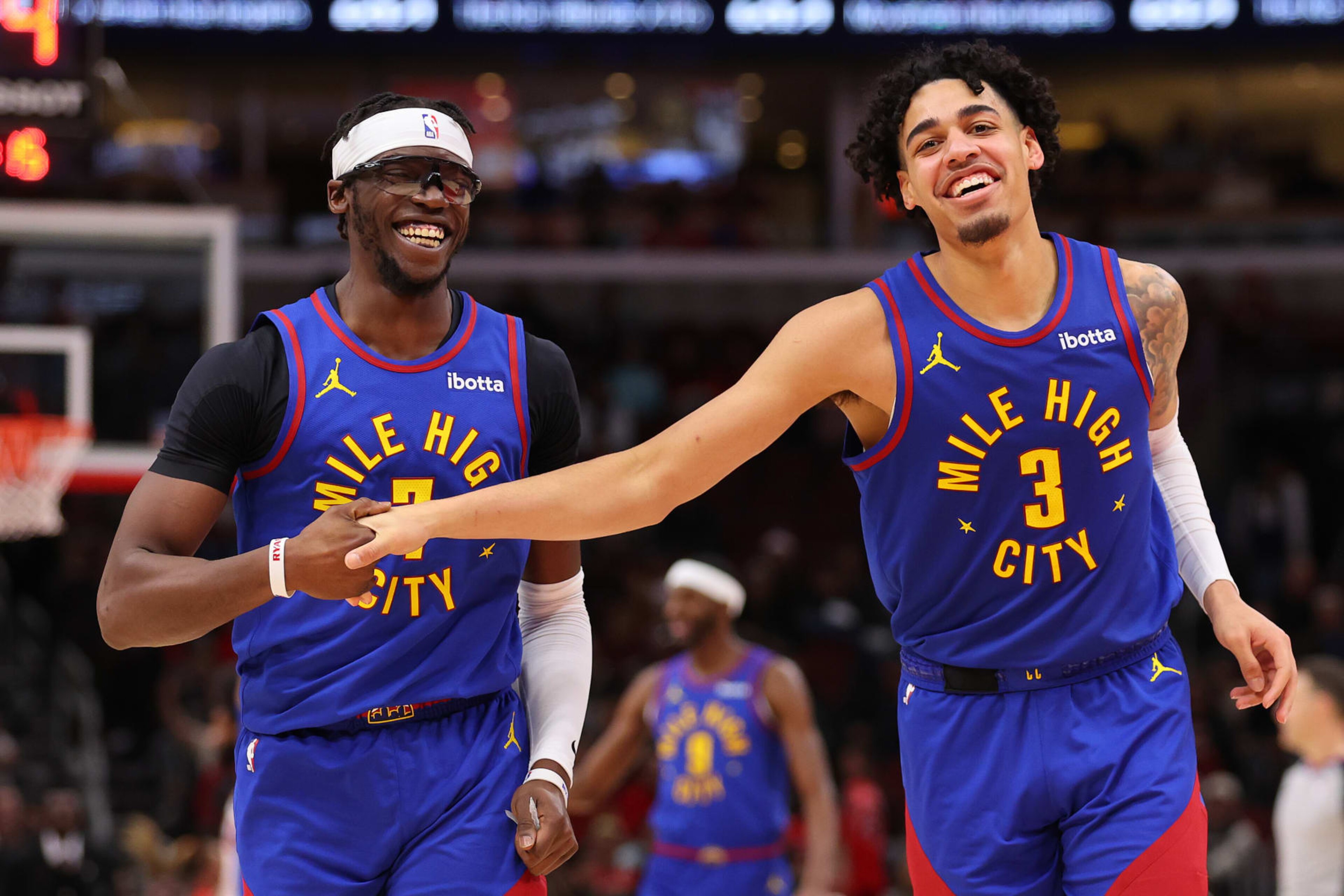 Reggie Jackson and Julian Strawther Reggie Jackson and Julian Strawther