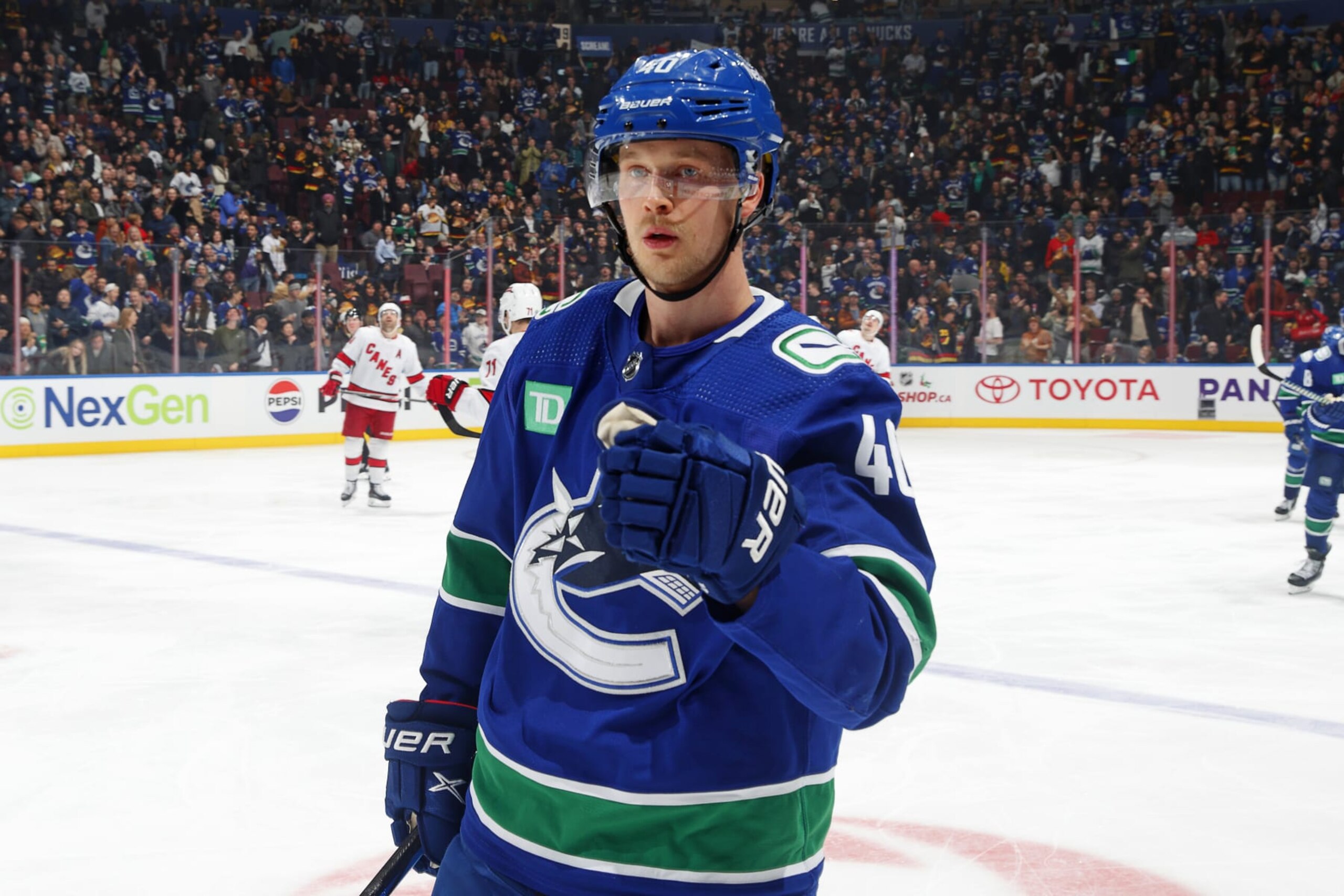 Elias Pettersson of the Vancouver Canucks