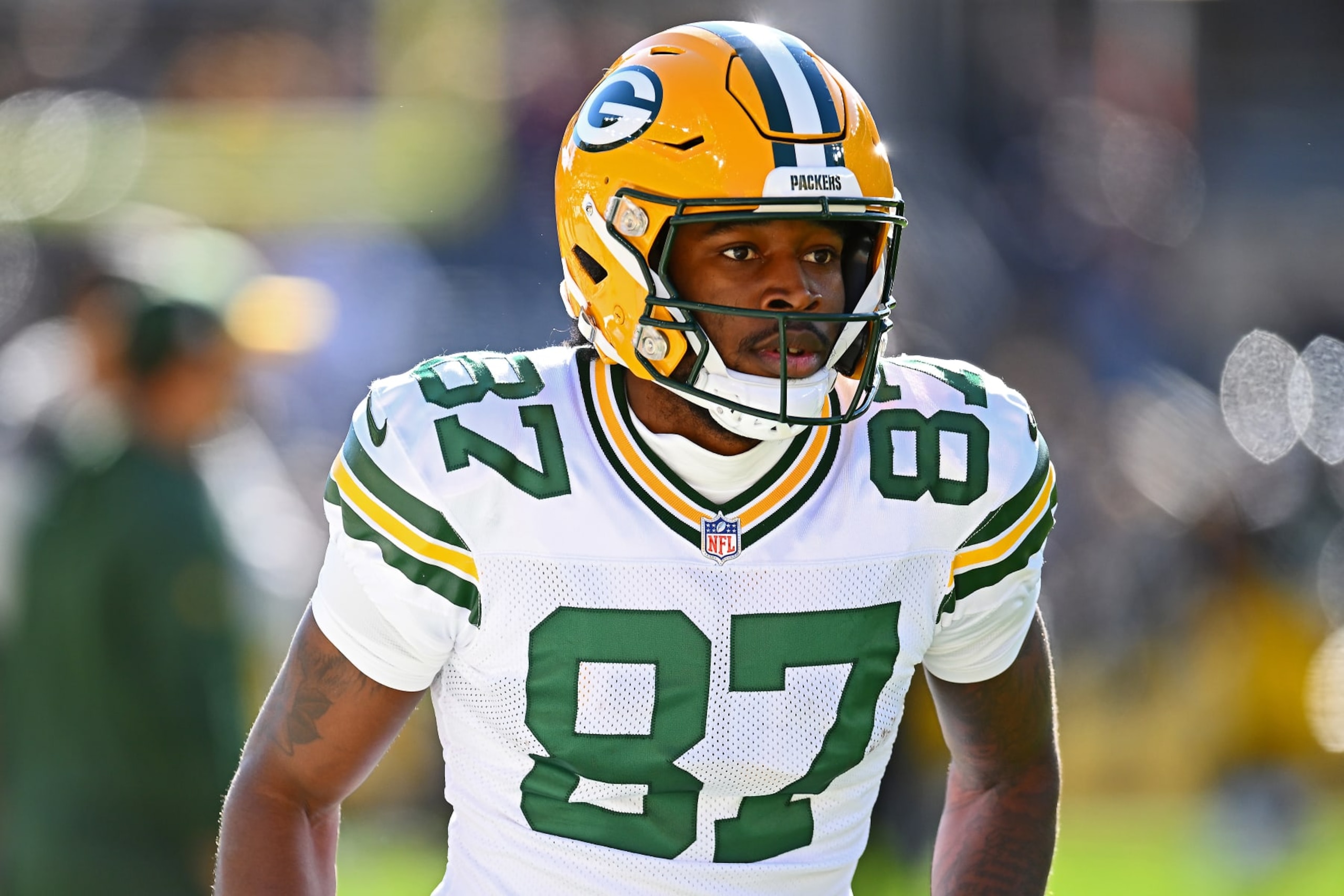 Packers WR Romeo Doubs Packers WR Romeo Doubs