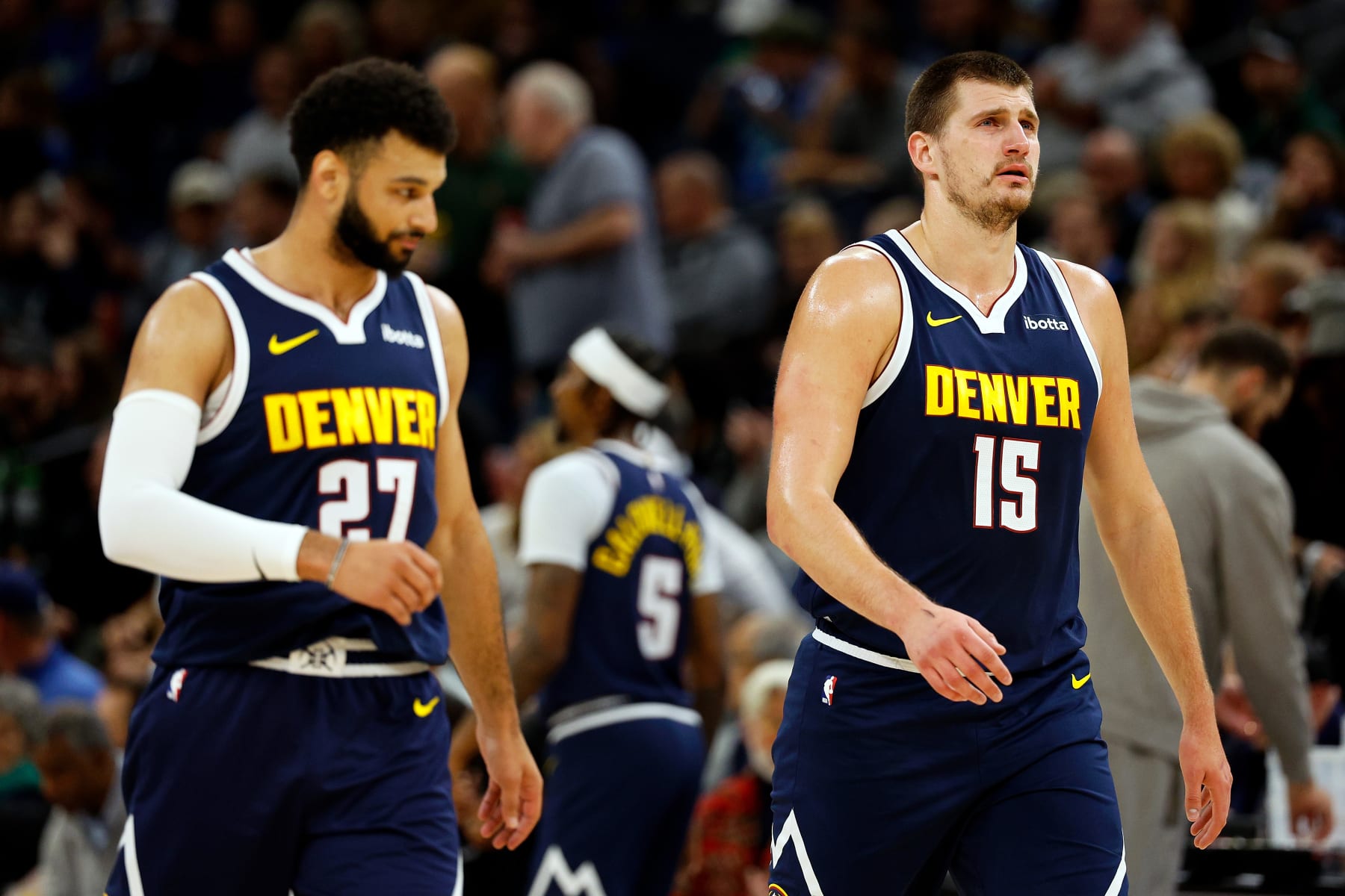 Jamal Murray and Nikola JokiÄ