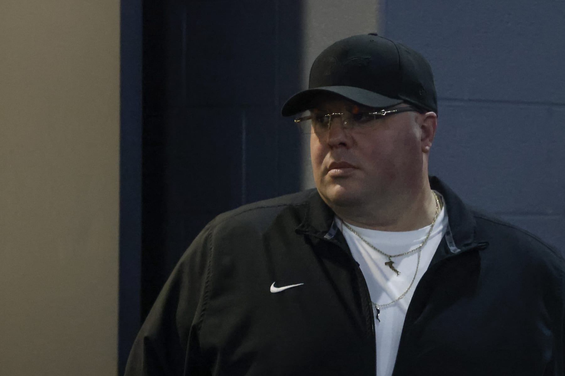 Dom DiSandro, Philadelphia Eagles chief security officer and senior advisor to general manager Howie Roseman, arrives at AT&T Stadium prior to an NFL football game between the Dallas Cowboys and the Eagles , Sunday, Dec. 10, 2023, in Arlington, Texas. (AP Photo/Michael Ainsworth)