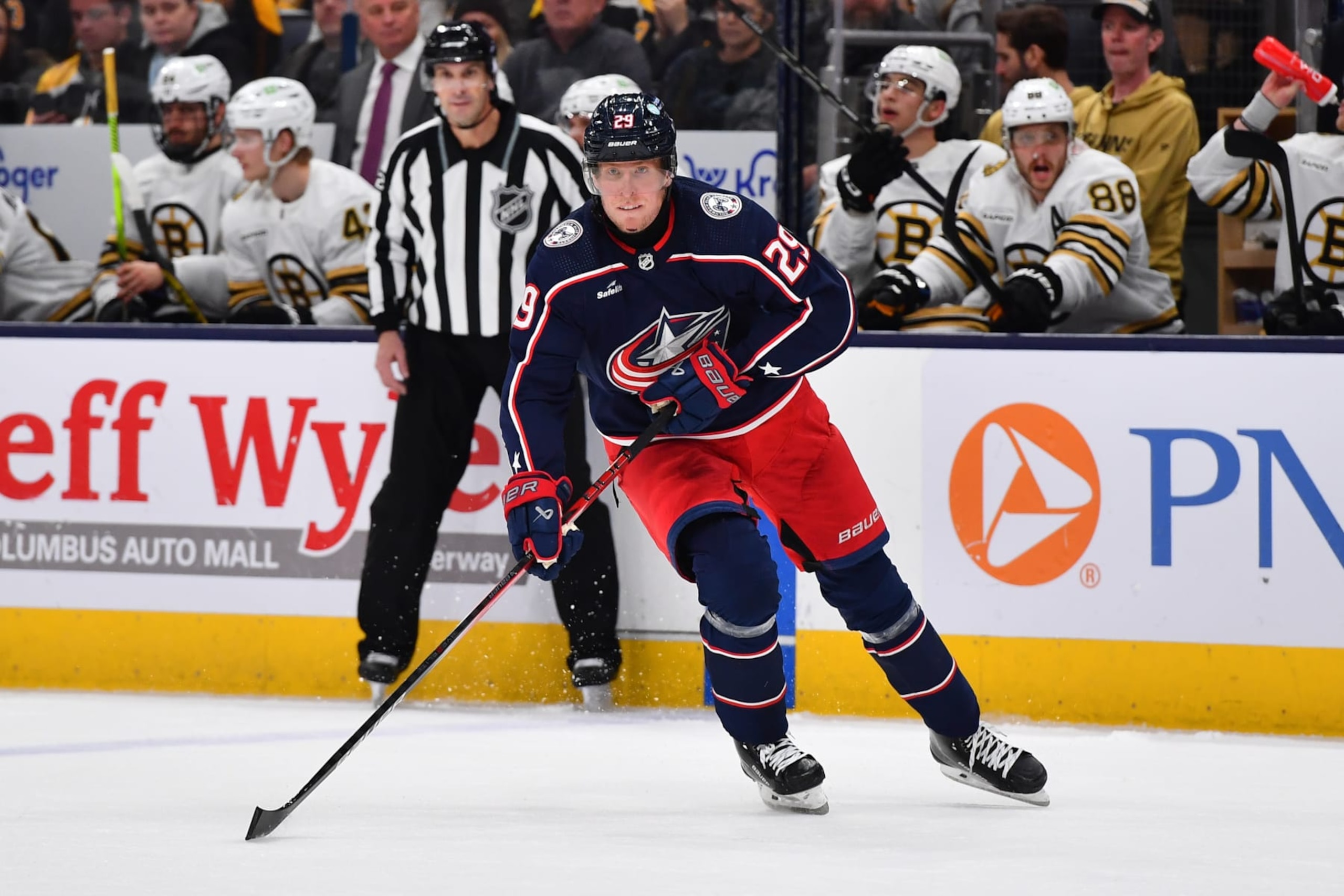 Columbus Blue Jackets winger Patrik Laine.